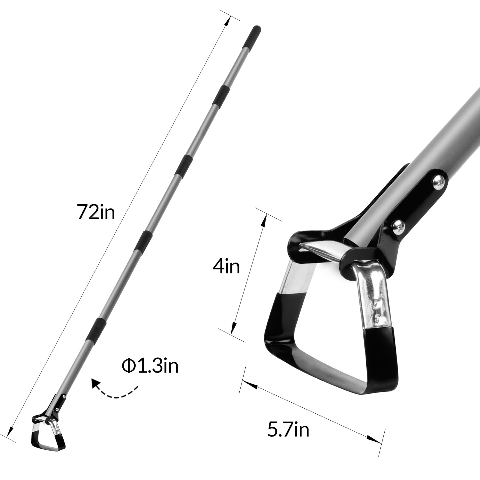 Walensee 68-in Steel Action Hoe PH-004-LS at Lowes.com