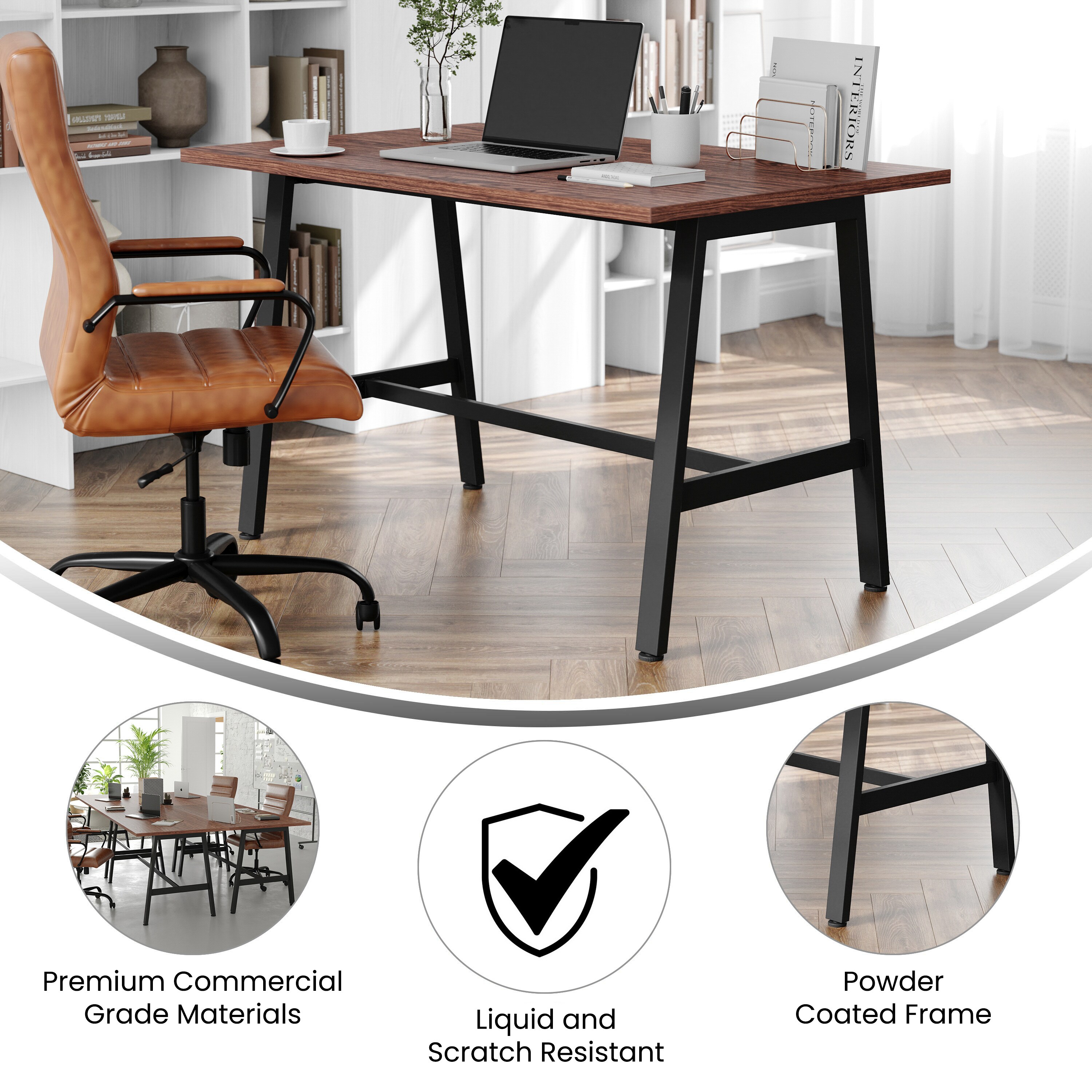Emma + Oliver 196861129605 Office-Tables - View #3