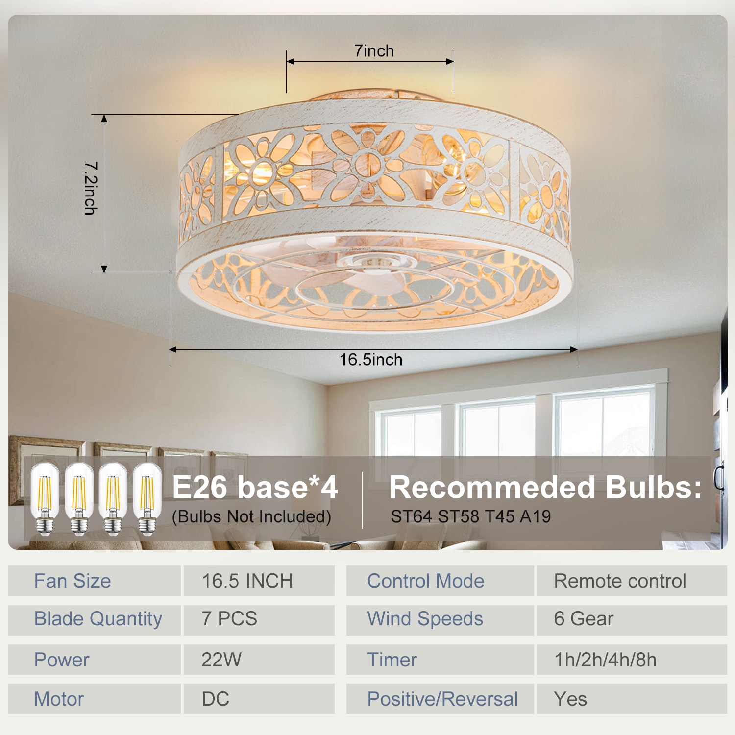 Breezary 35009-WG Ceiling-Fans - View #13