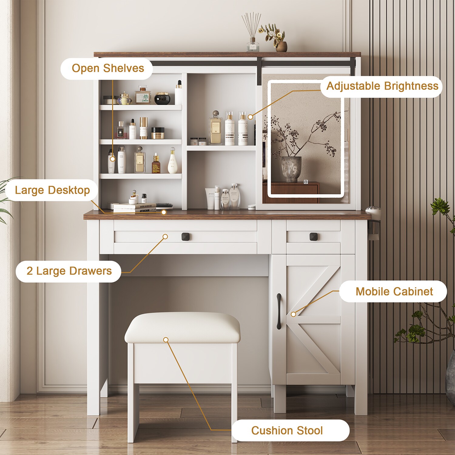 GZMR GR-W331278 Bedroom-Vanities - View #6