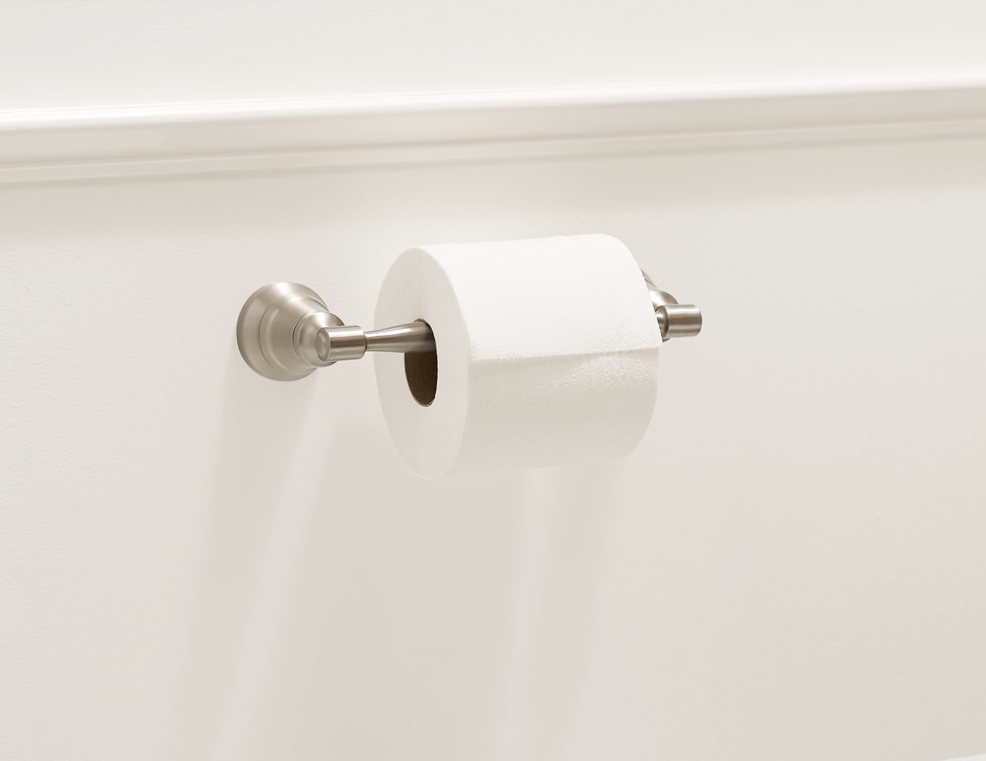 Moen Rinza Chrome Wall Mount Pivot Toilet Paper Holder in the Toilet Paper  Holders department at