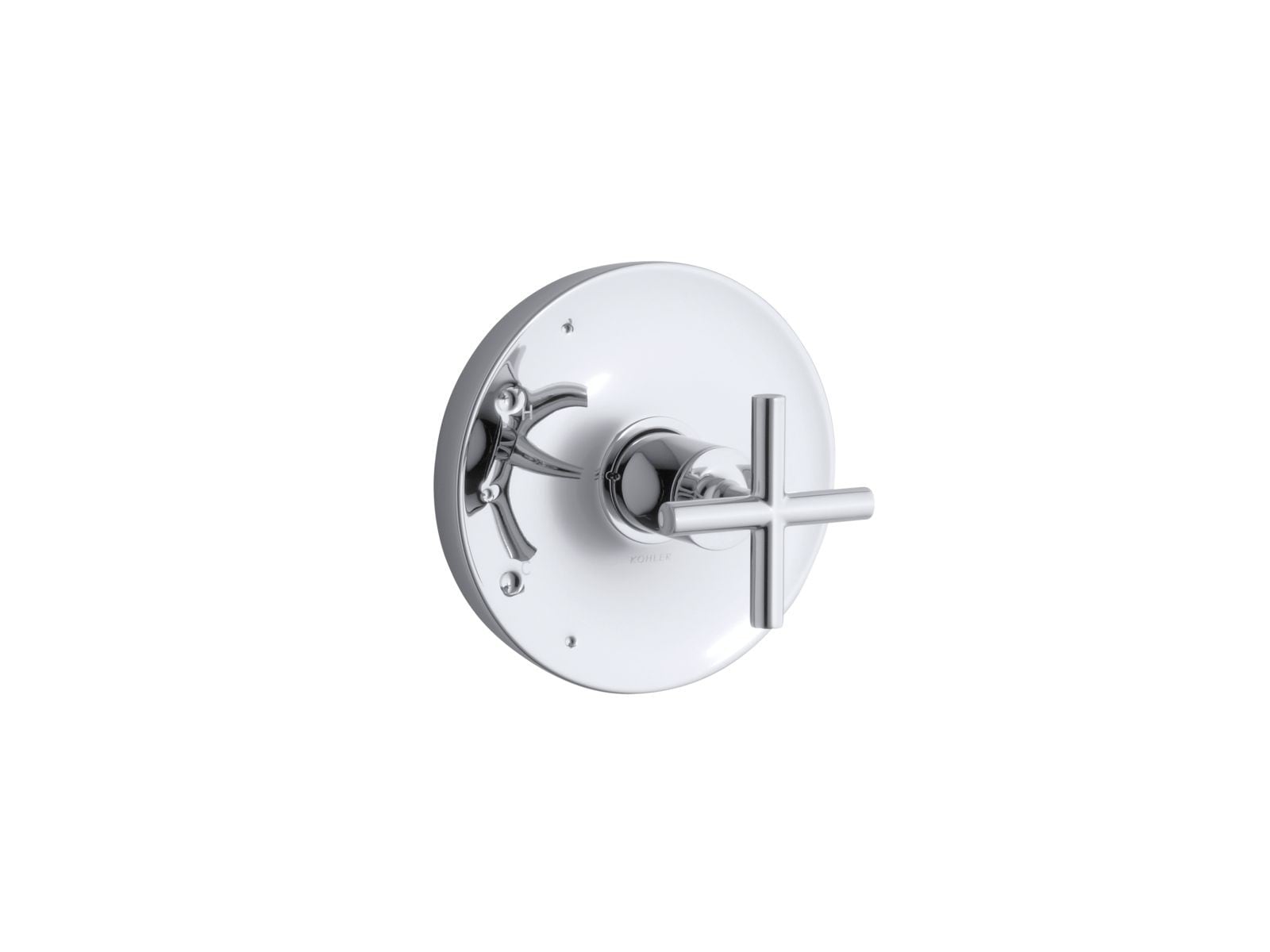 KOHLER Polished Chrome 1-Handle Cross Shower Faucet Handle in the ...