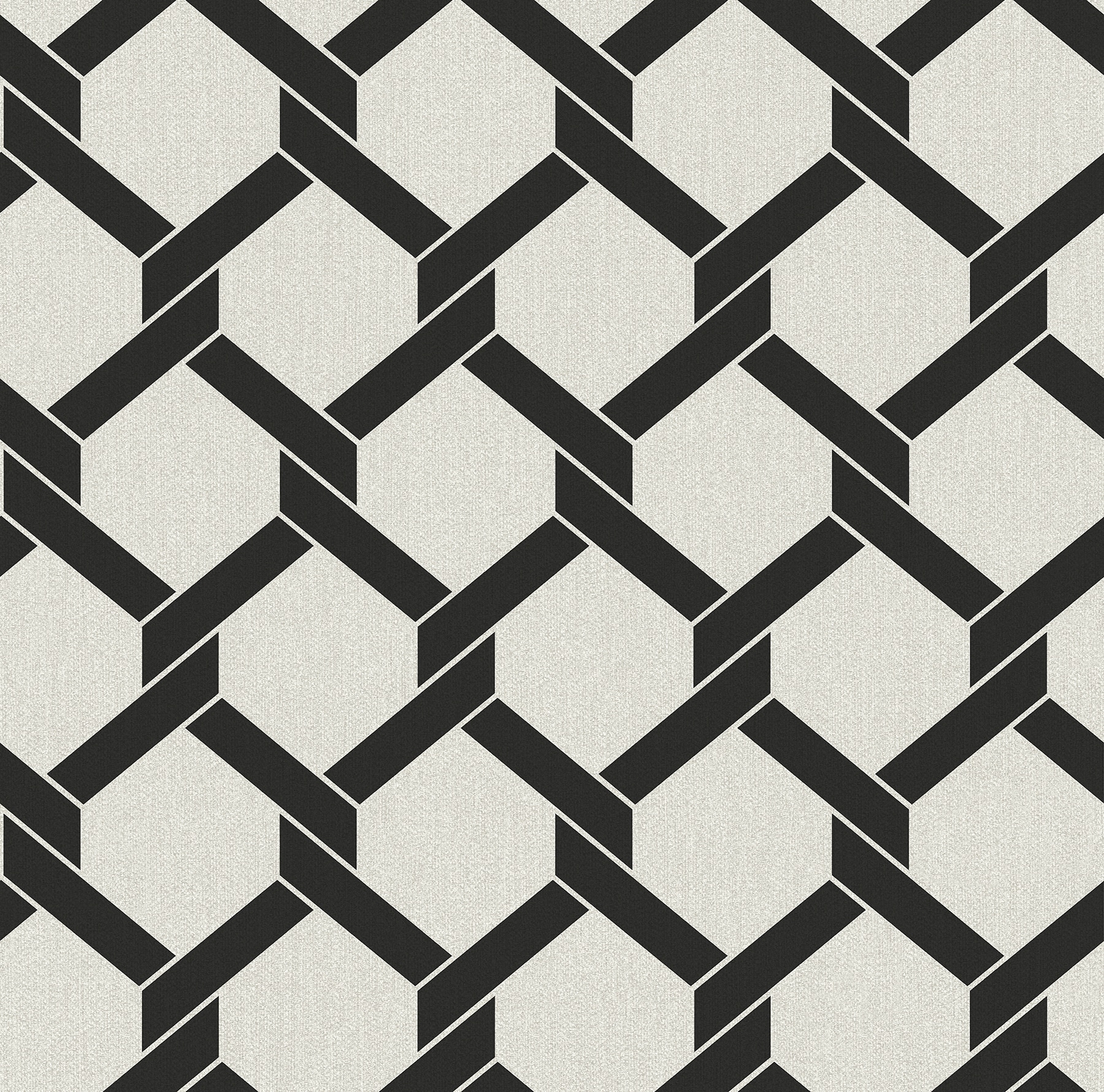 A-Street Prints 2971-86310 Dimensions 60.8-Sq. Feet Black Vinyl Textured Geometric 3D Unpasted Wallpaper