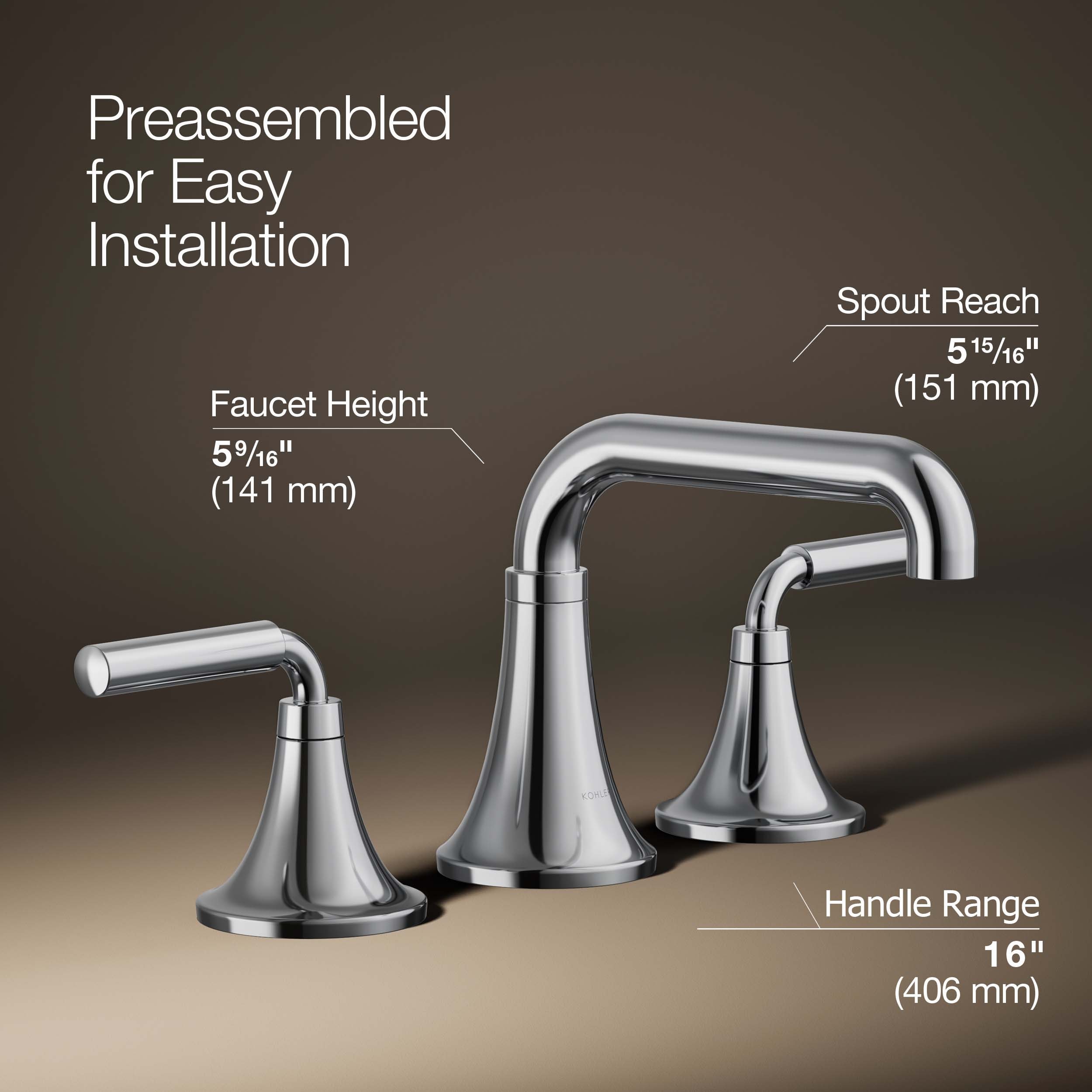 KOHLER 27416-4-CP Lavatory-Faucets - View #4