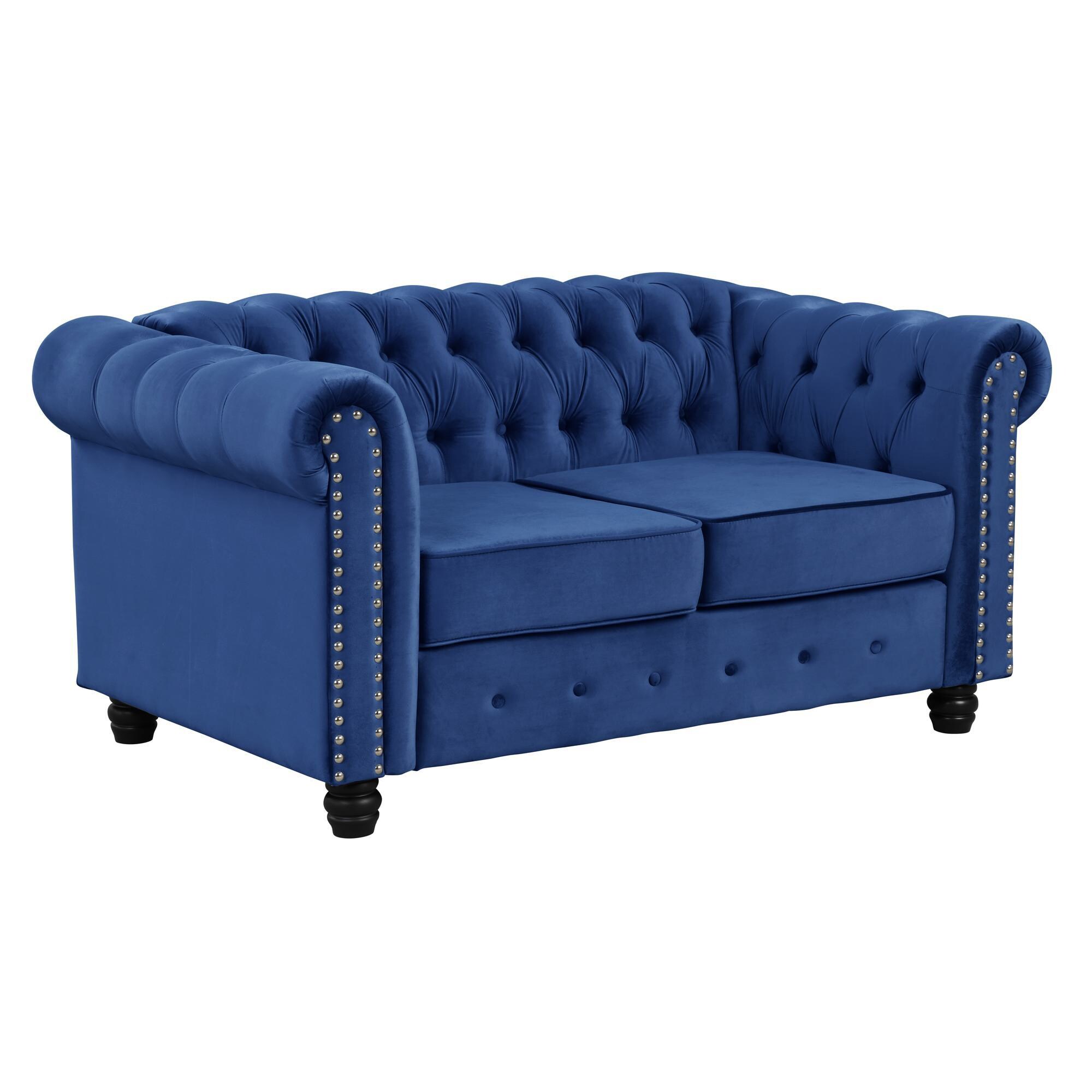 FARATI 8707-BLUE-2 Sofas-Loveseats - View #3