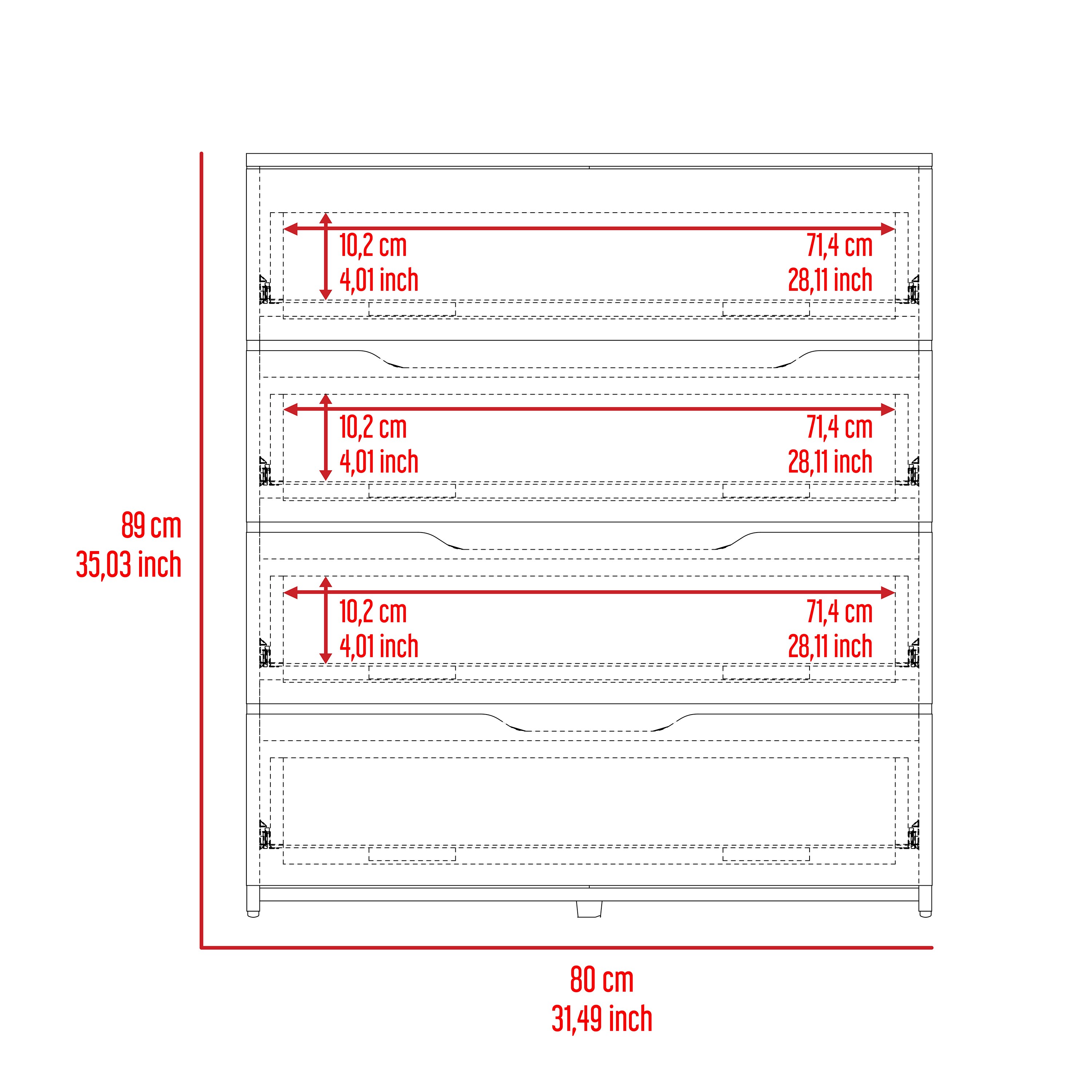 GLANZEND 6514AX6HR dressers - View #4