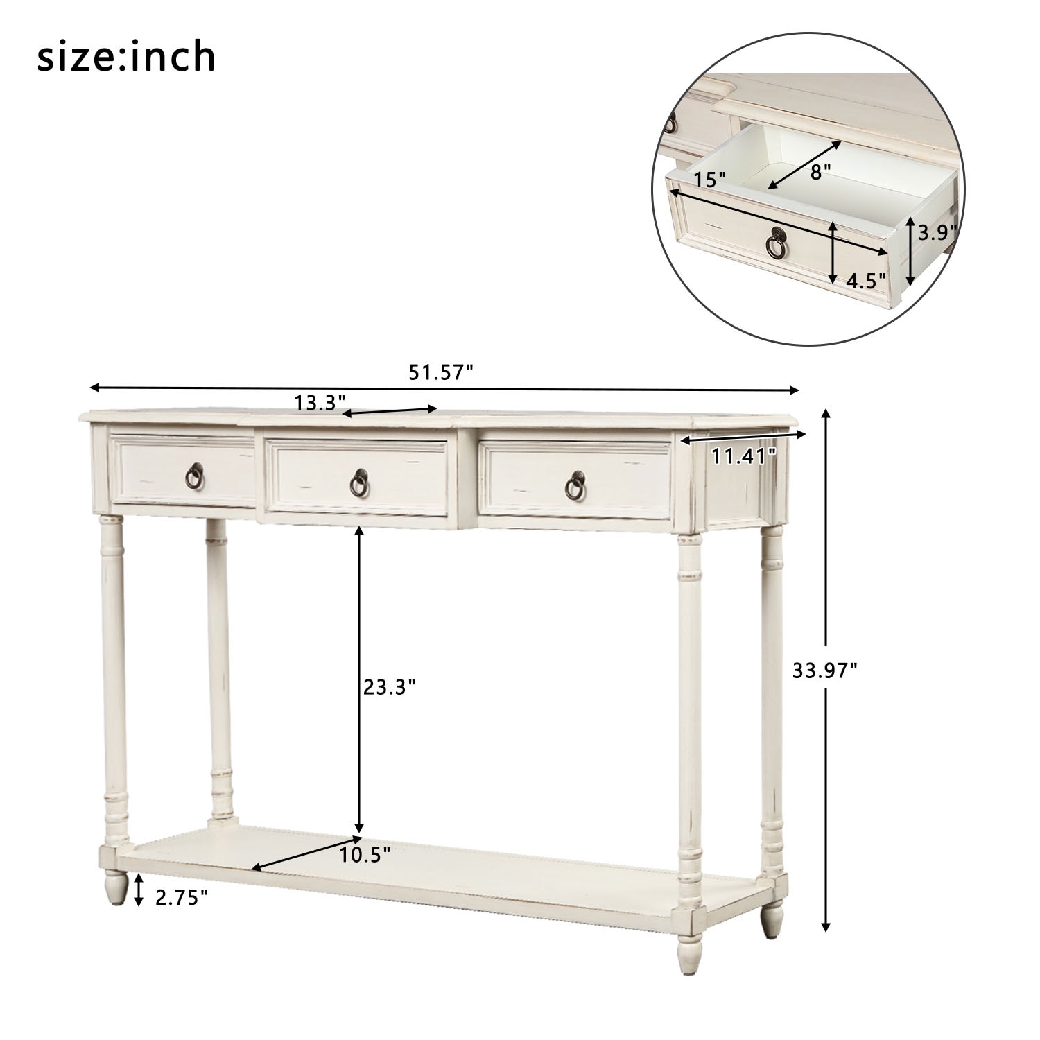 GZMR GZ-80962AAK Console-Sofa-Tables - View #10