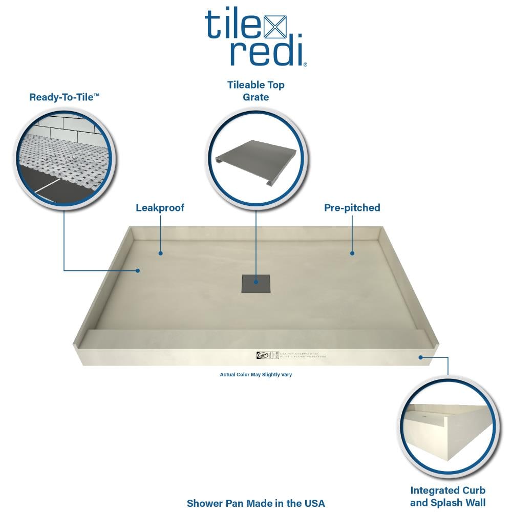 Tile Redi WD3460CDR-PVC Shower-Floors - View #2