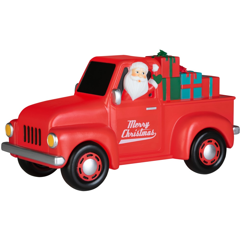 Holiday Living 12.99-in Truck Door Decoration with White LED Lights in the  Outdoor Christmas Decorations department at