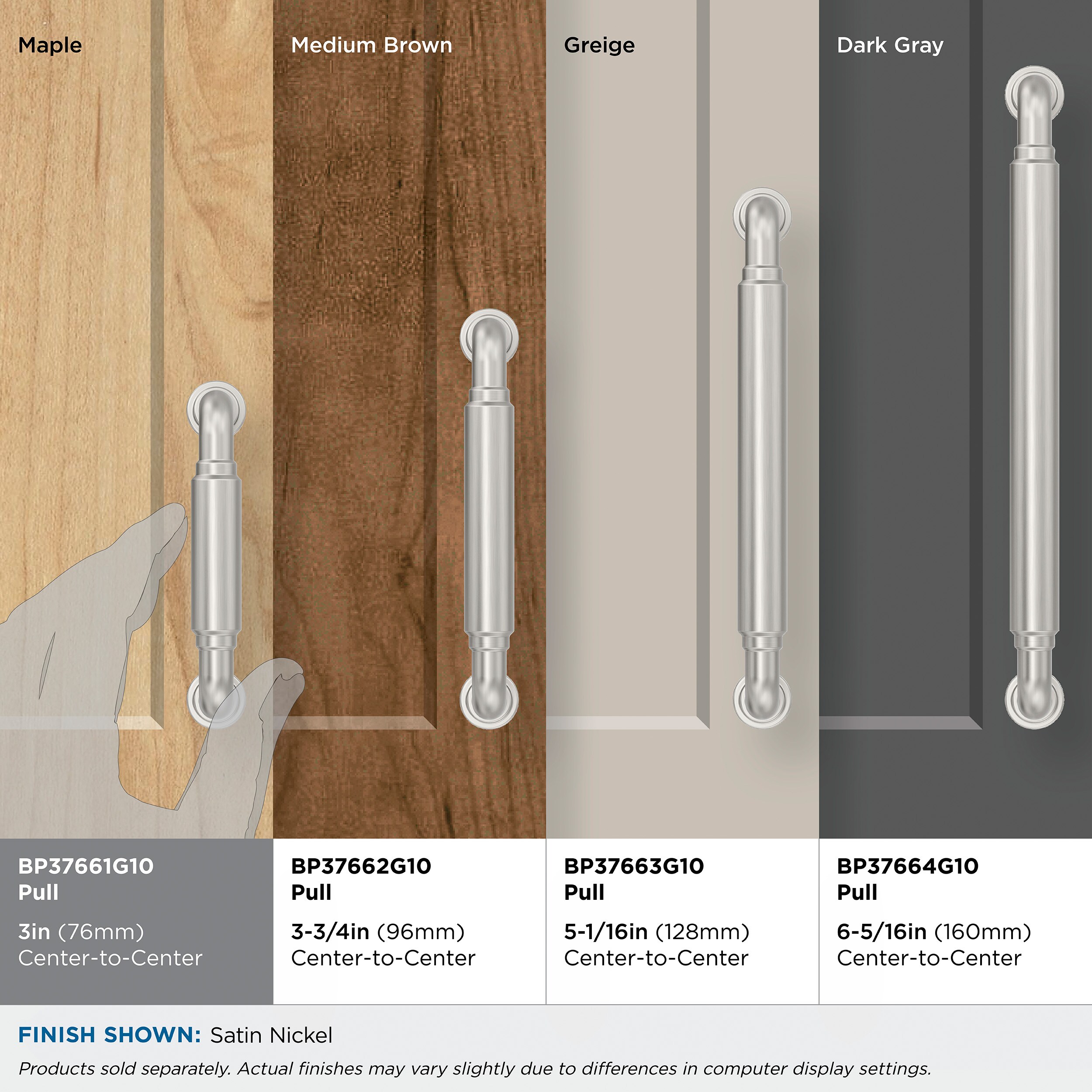 Amerock BP37661G10 Cabinet-Pulls - View #7