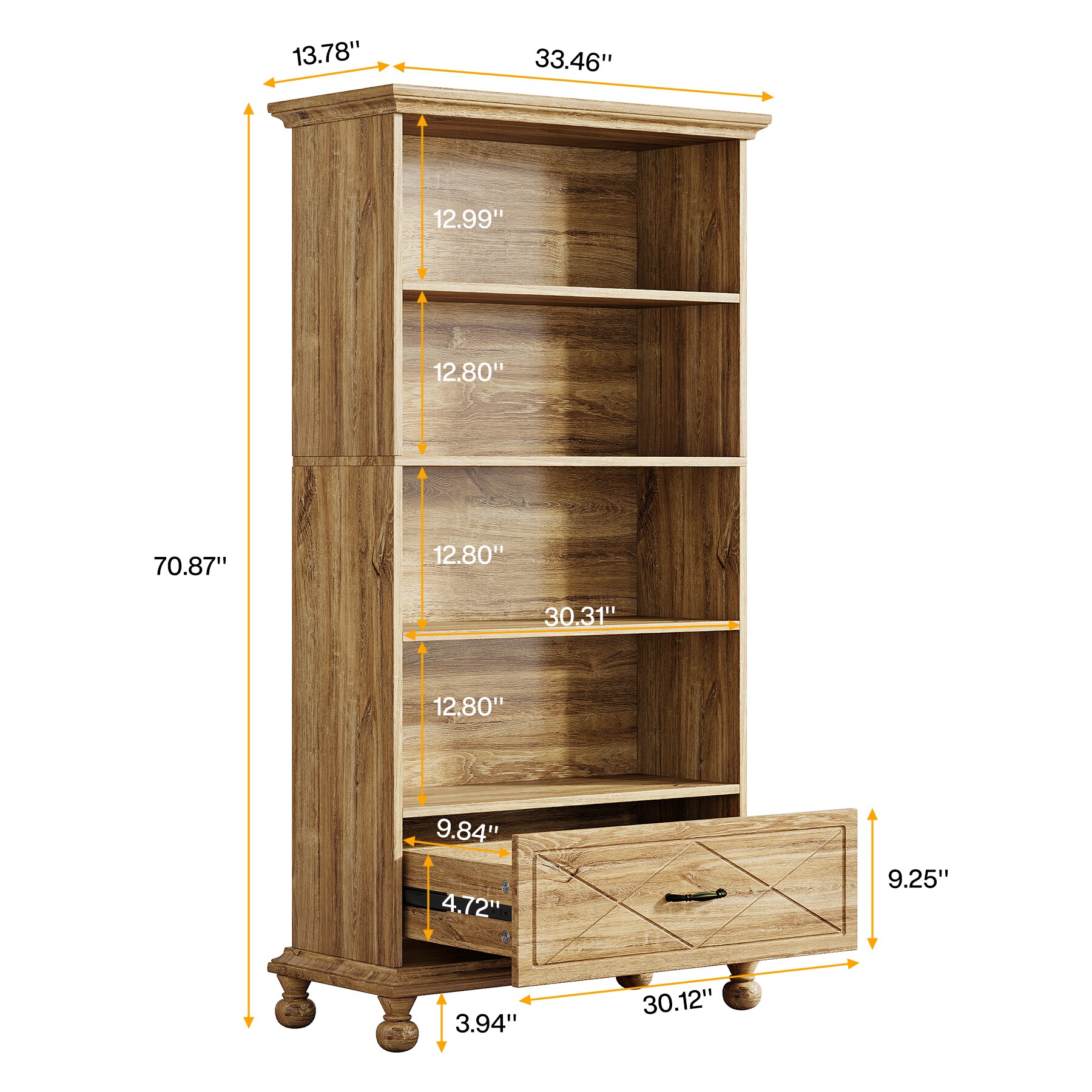 Tribesigns HOGA-NY147 bookcases - View #8