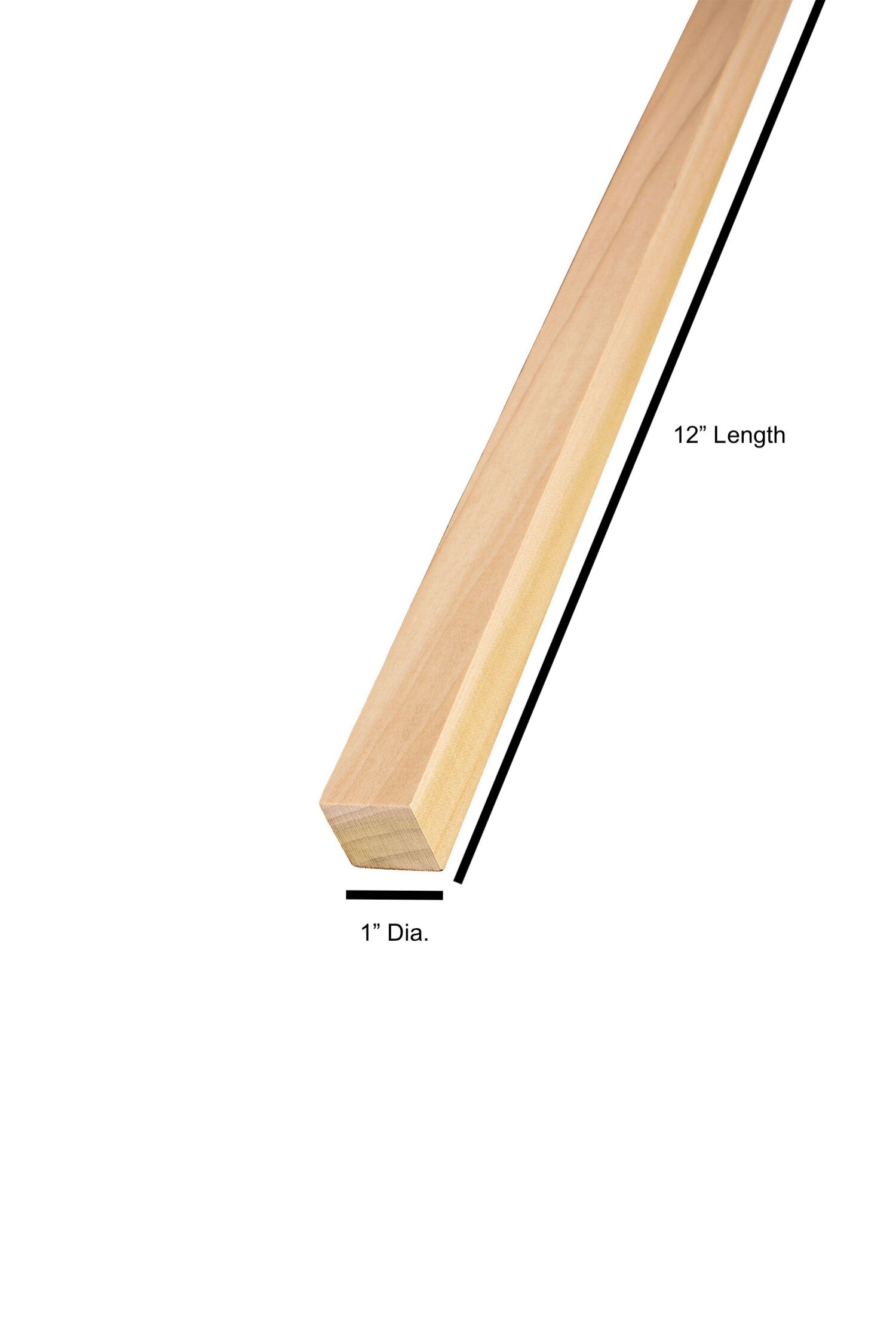 Madison Mill 3/16 x 12 Craft Dowels 24/PKG in the Craft Supplies department  at