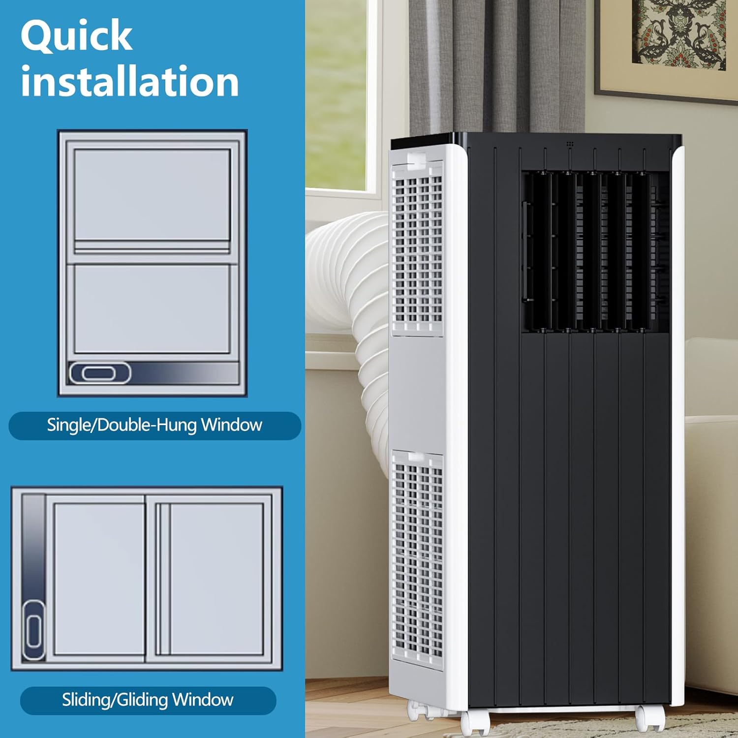 Qeetex ZYS-PHO-107L5KA9 Portable-Air-Conditioners - View #4