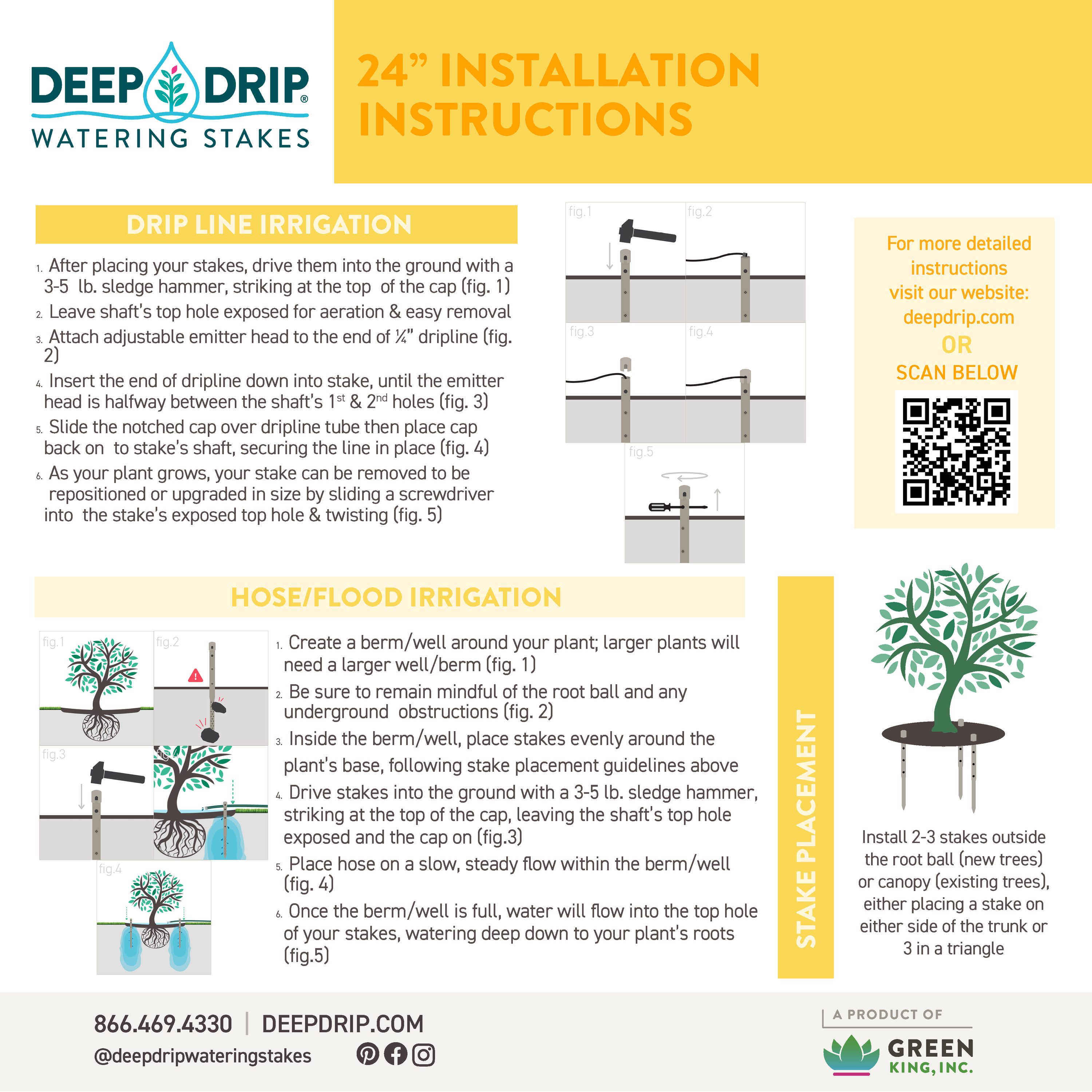 Deep Drip Drip Irrigation Tubing Stake (Pack Of 3) in the Drip