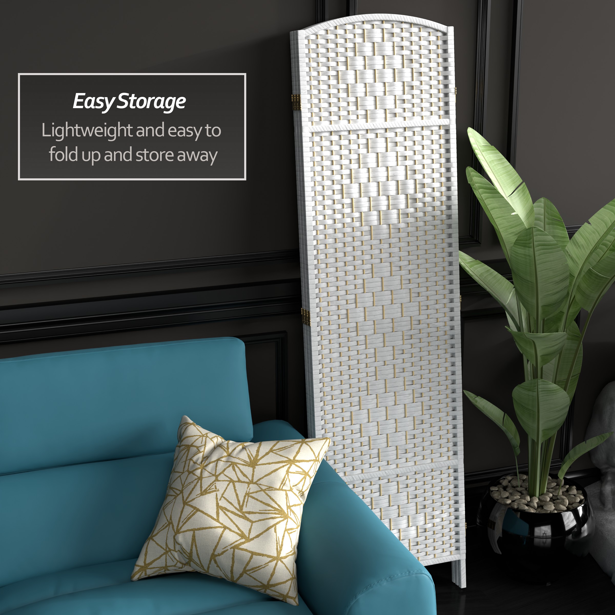Red Lantern FB-OPDMND-3P-WHT Indoor-Privacy-Screens - View #4