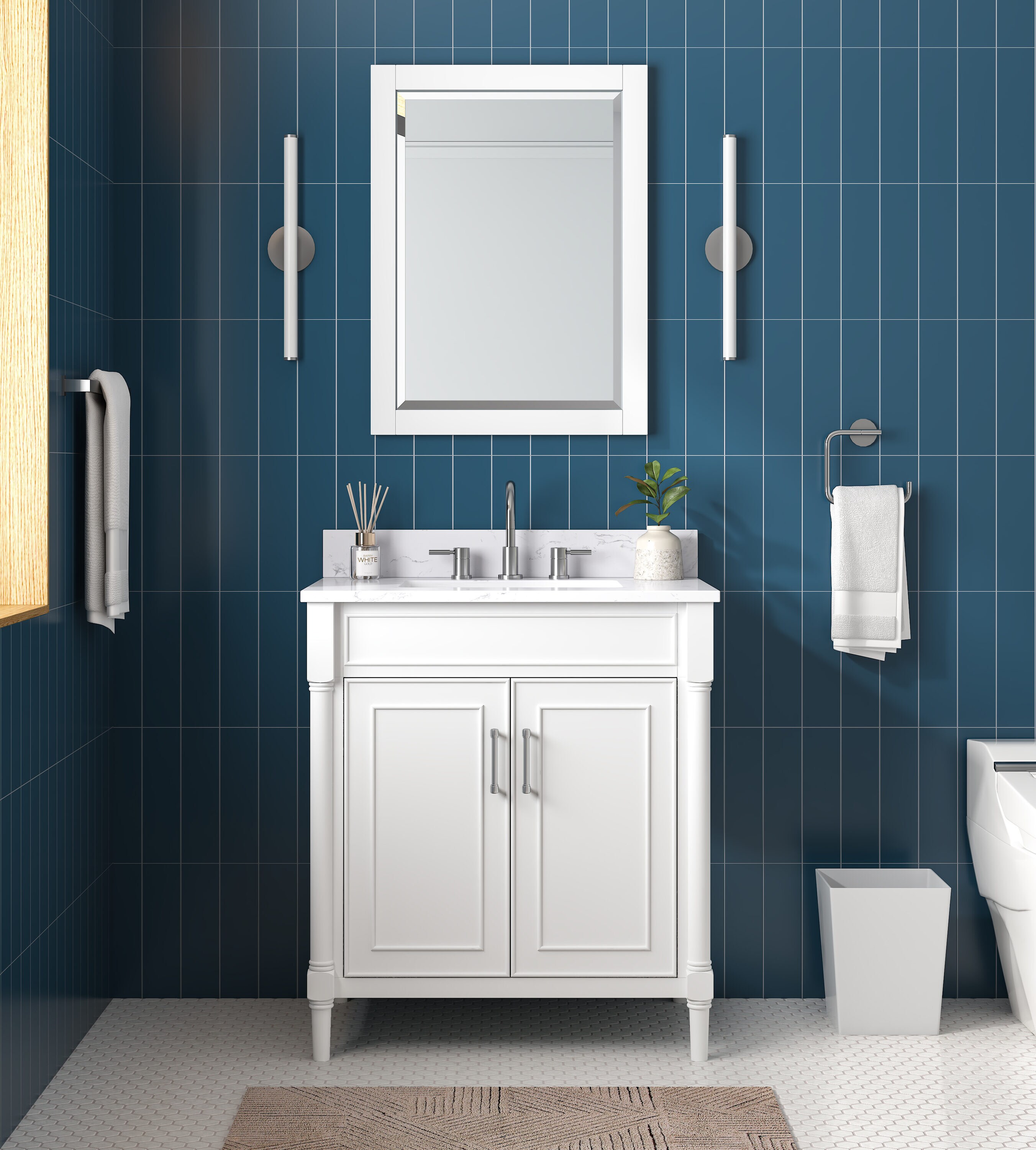 Avanity BRISTOL-VS31-WT-E Bath-Vanity-Combo - View #3