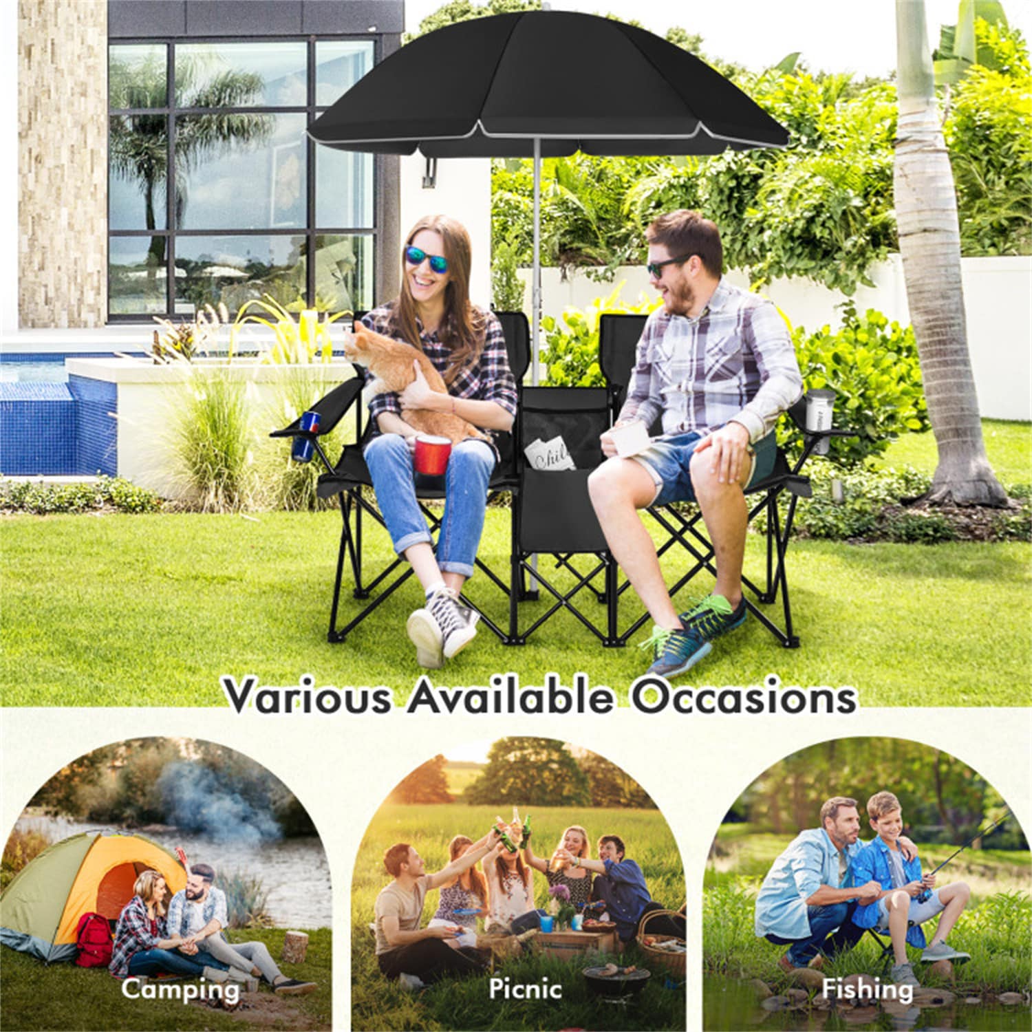 BABOOM BOM-70621DK-CO Beach-Camping-Chairs - View #10