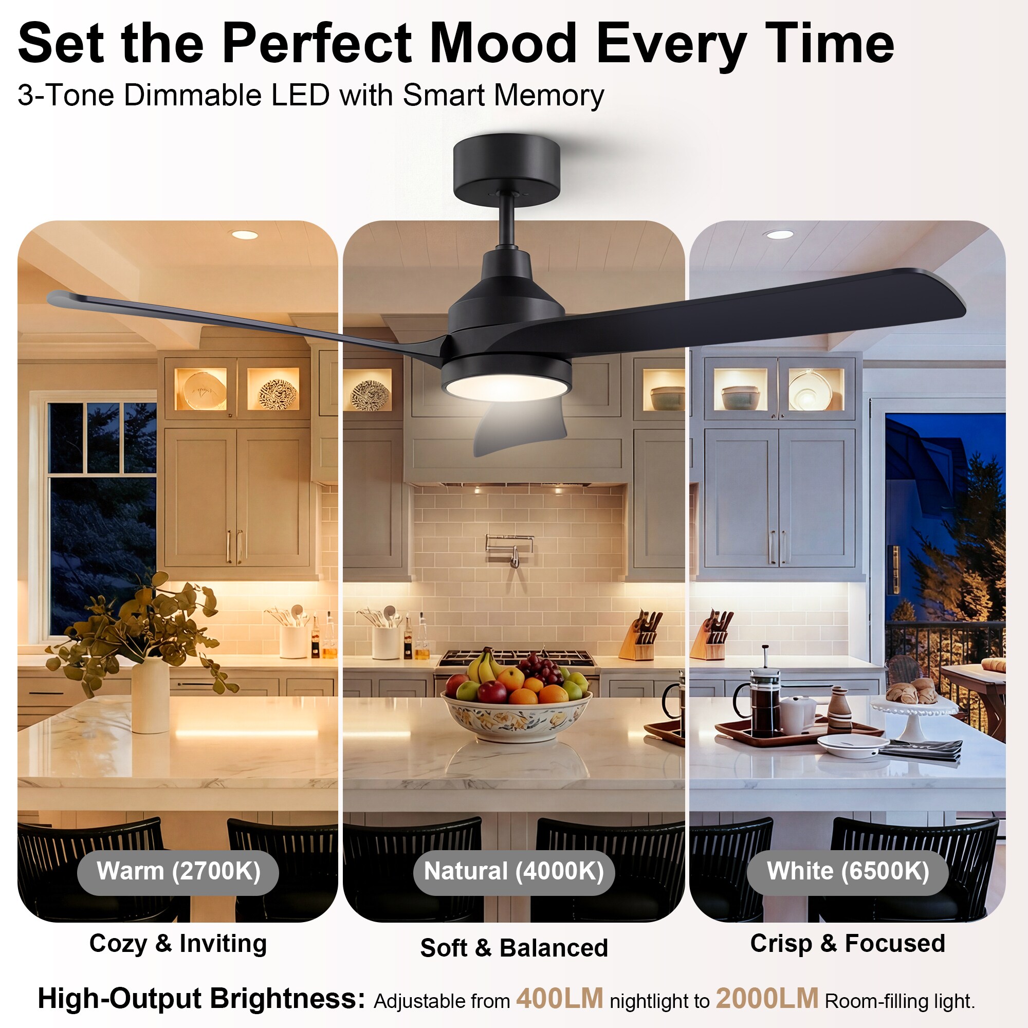 GreenEver CFL-0001-BK Ceiling-Fans - View #8