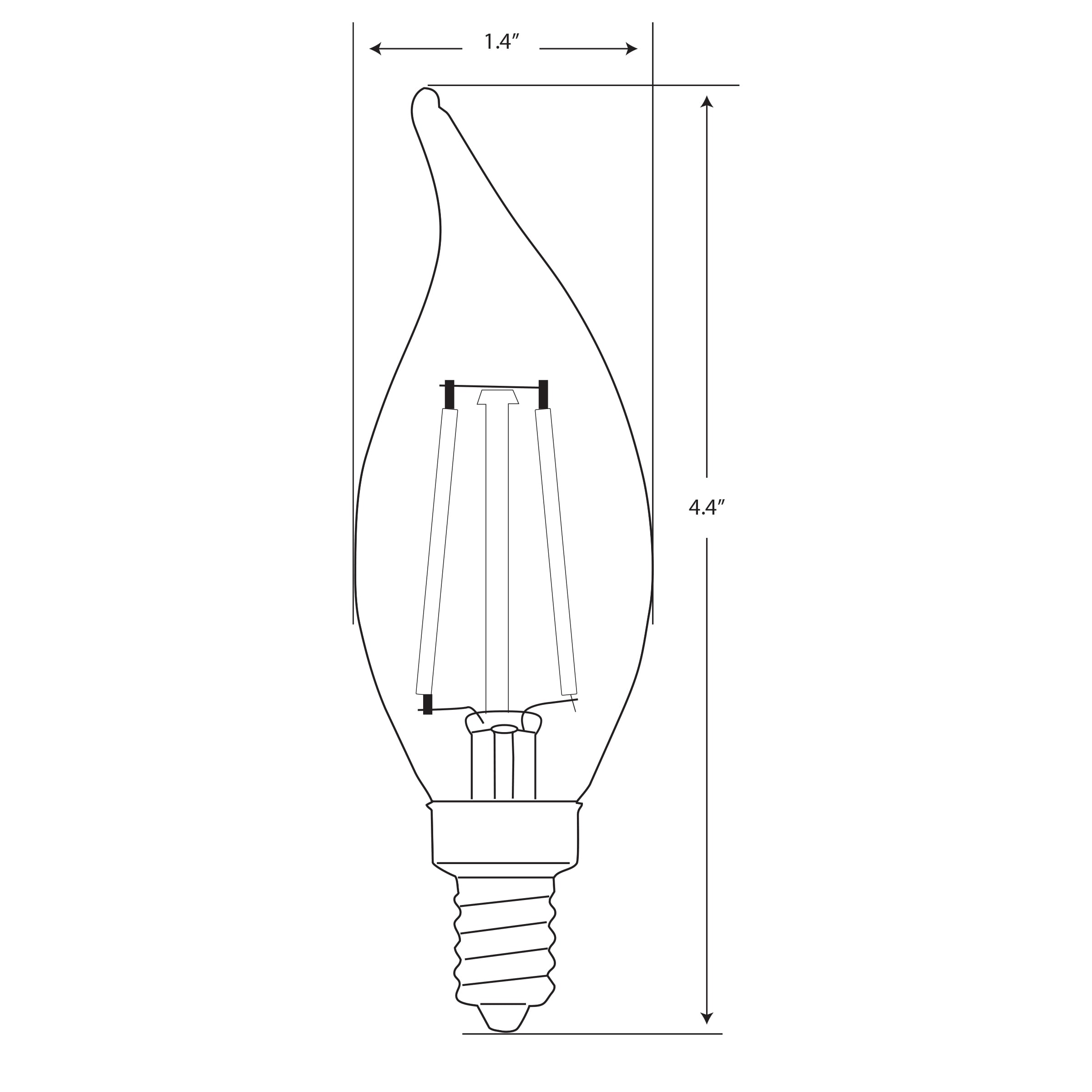 Feit Electric CFT/VG/LED Dec-Led-Light-Bulbs - View #4