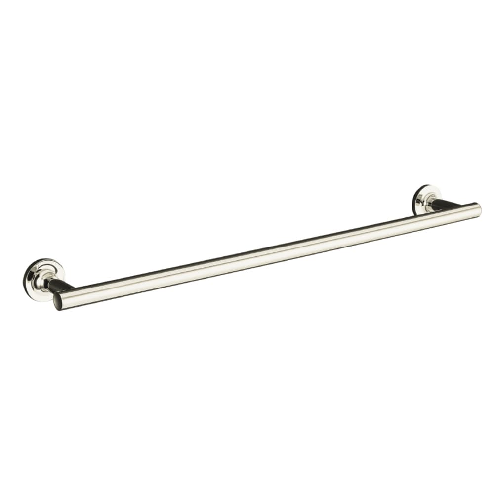 KOHLER 14436-SN Purist 24-in Vibrant Polished Nickel Wall mount Single Towel Bar
