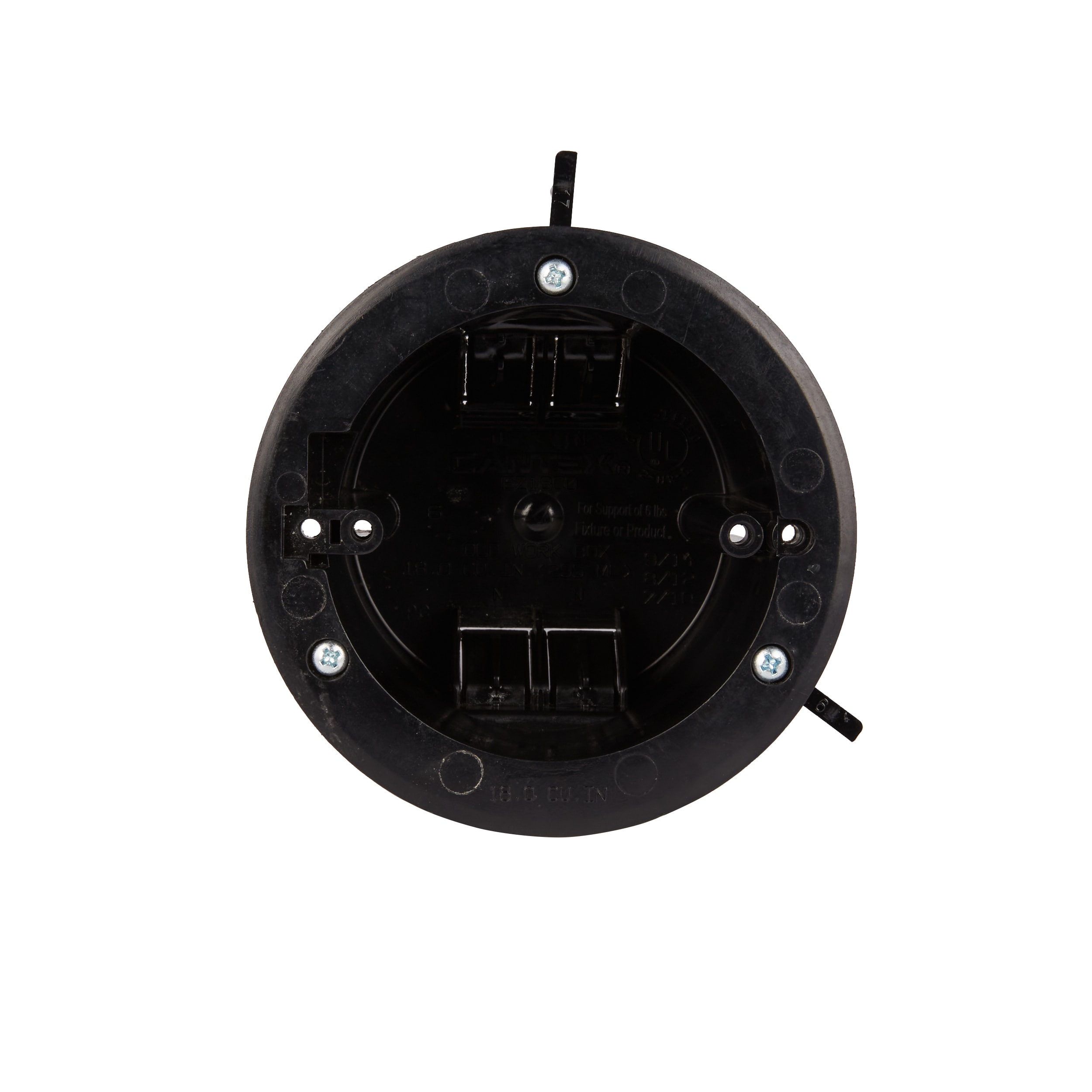 Cantex 18 cu in Black Polycarbonate Round Ceiling Box