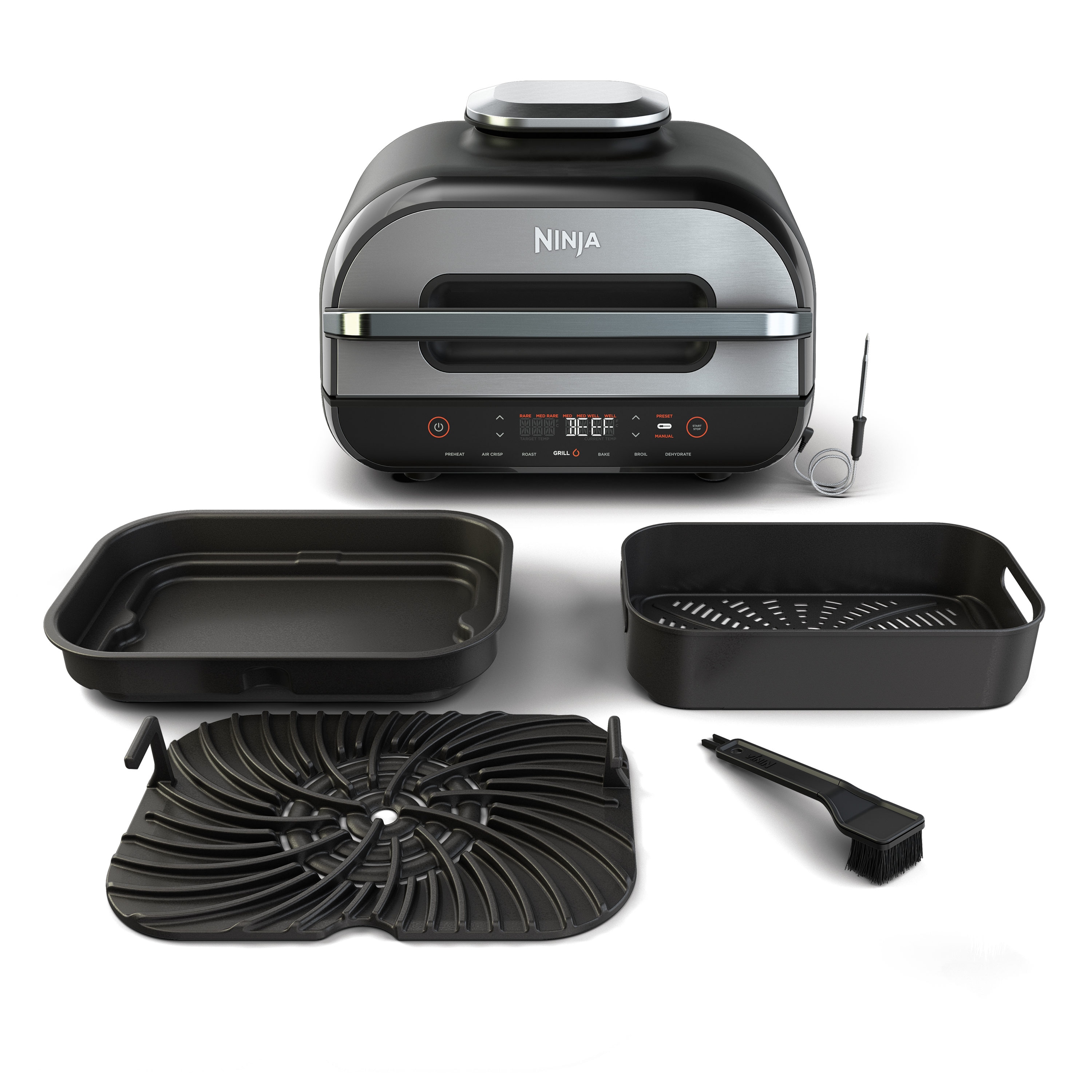 Ninja Foodi Smart XL 6-in-1 Indoor Grill & Air Fryer w/Dual Temp Probe -  20842502