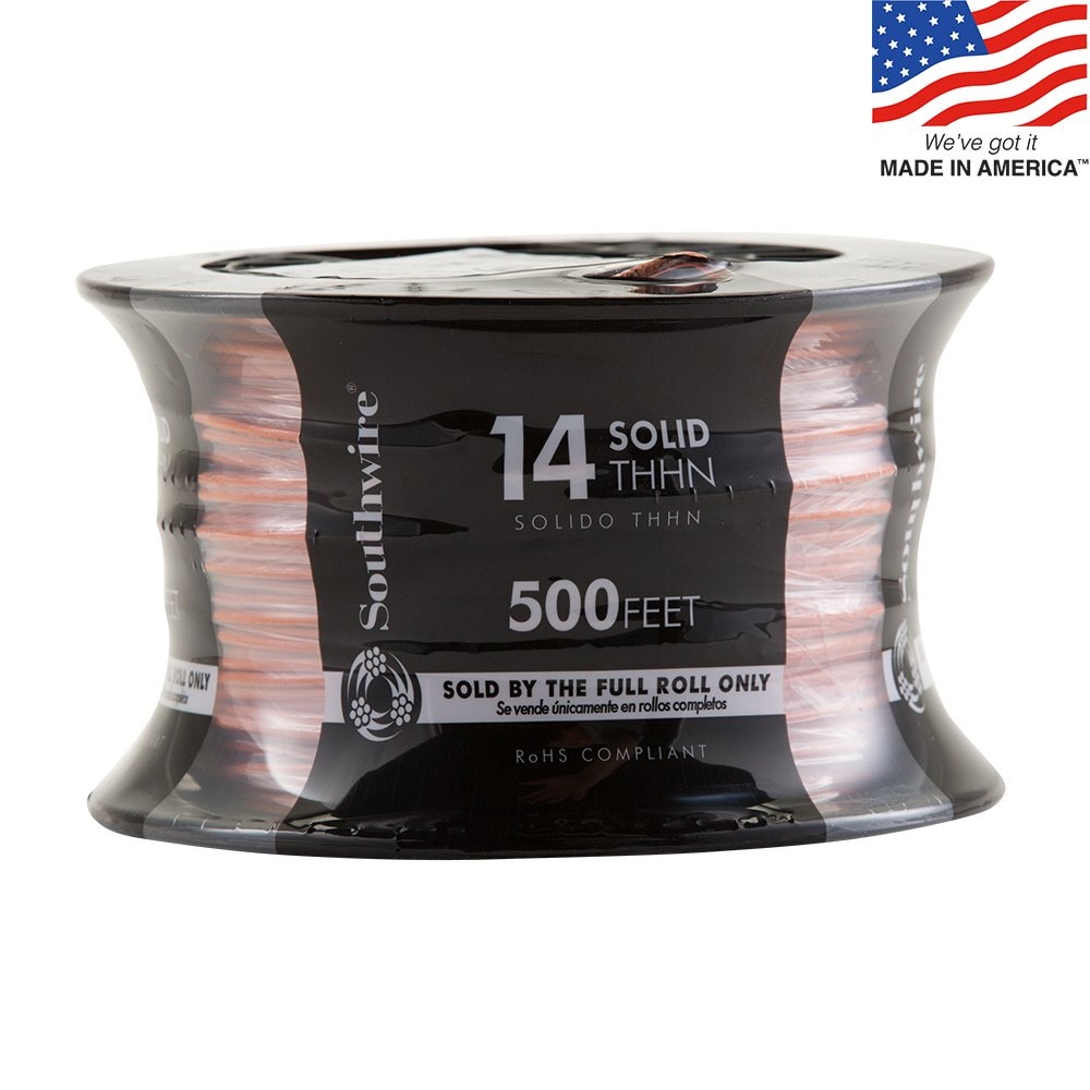Southwire 500 ft. 6-Gauge Solid SD Bare Copper Grounding Wire 10638566