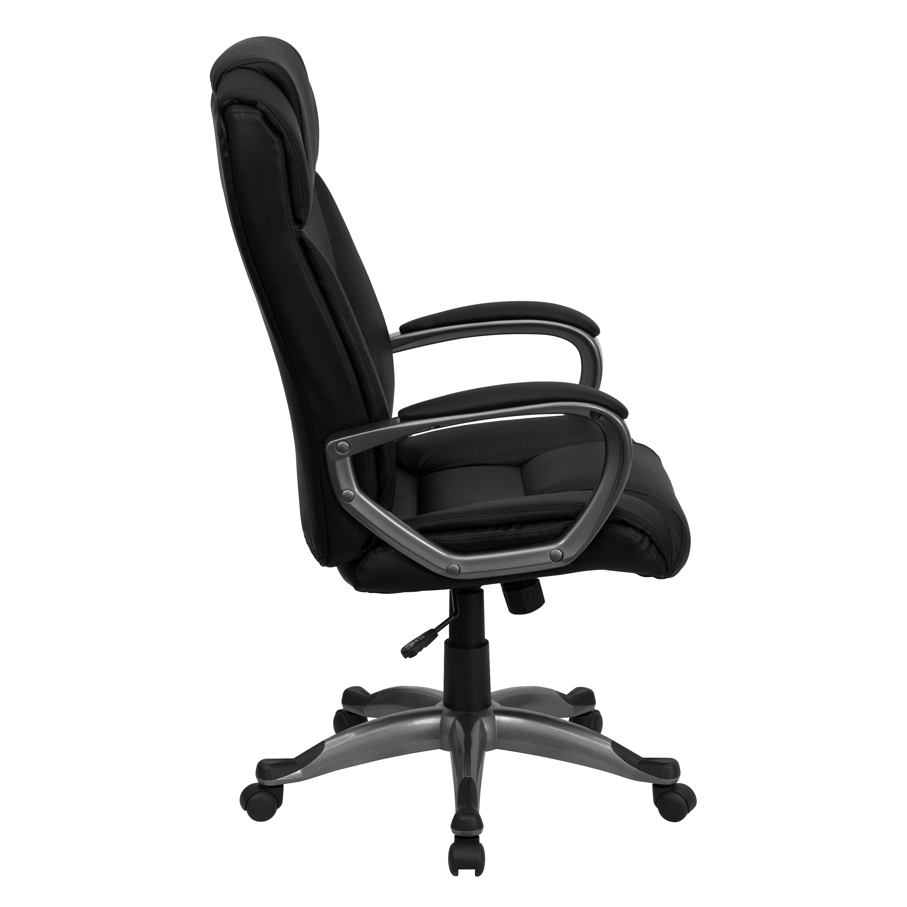 Ergonomic High Back Black LeatherSoft Swivel Executive Chair