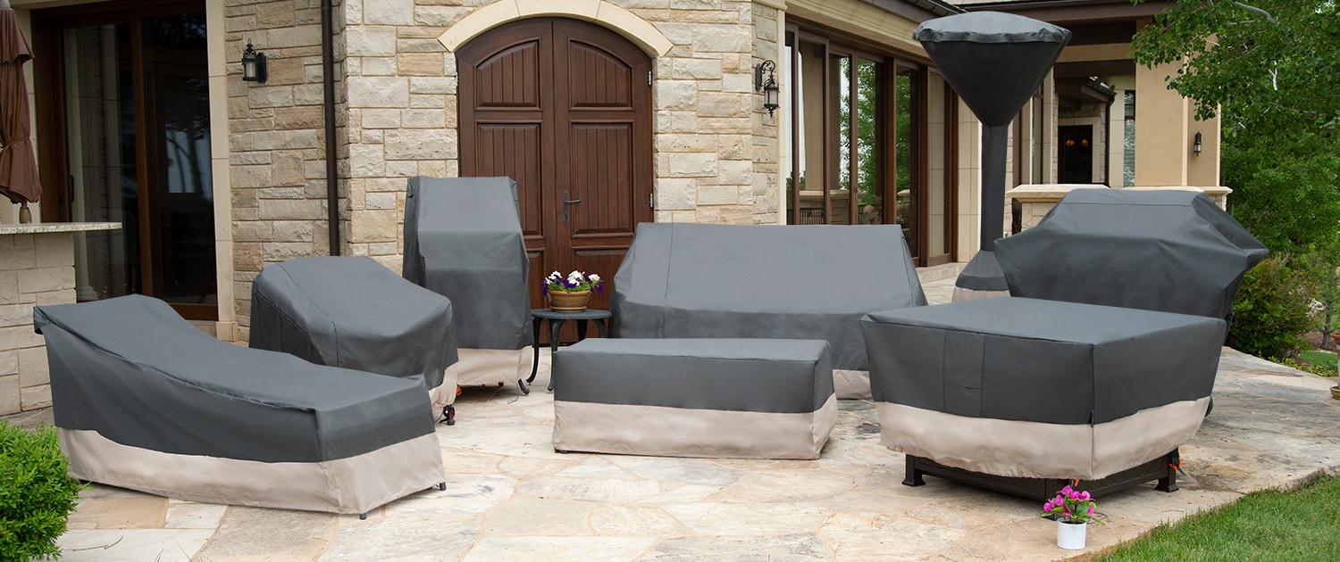 MODERN LEISURE Chalet Water Resistant Outdoor Patio Cushion and