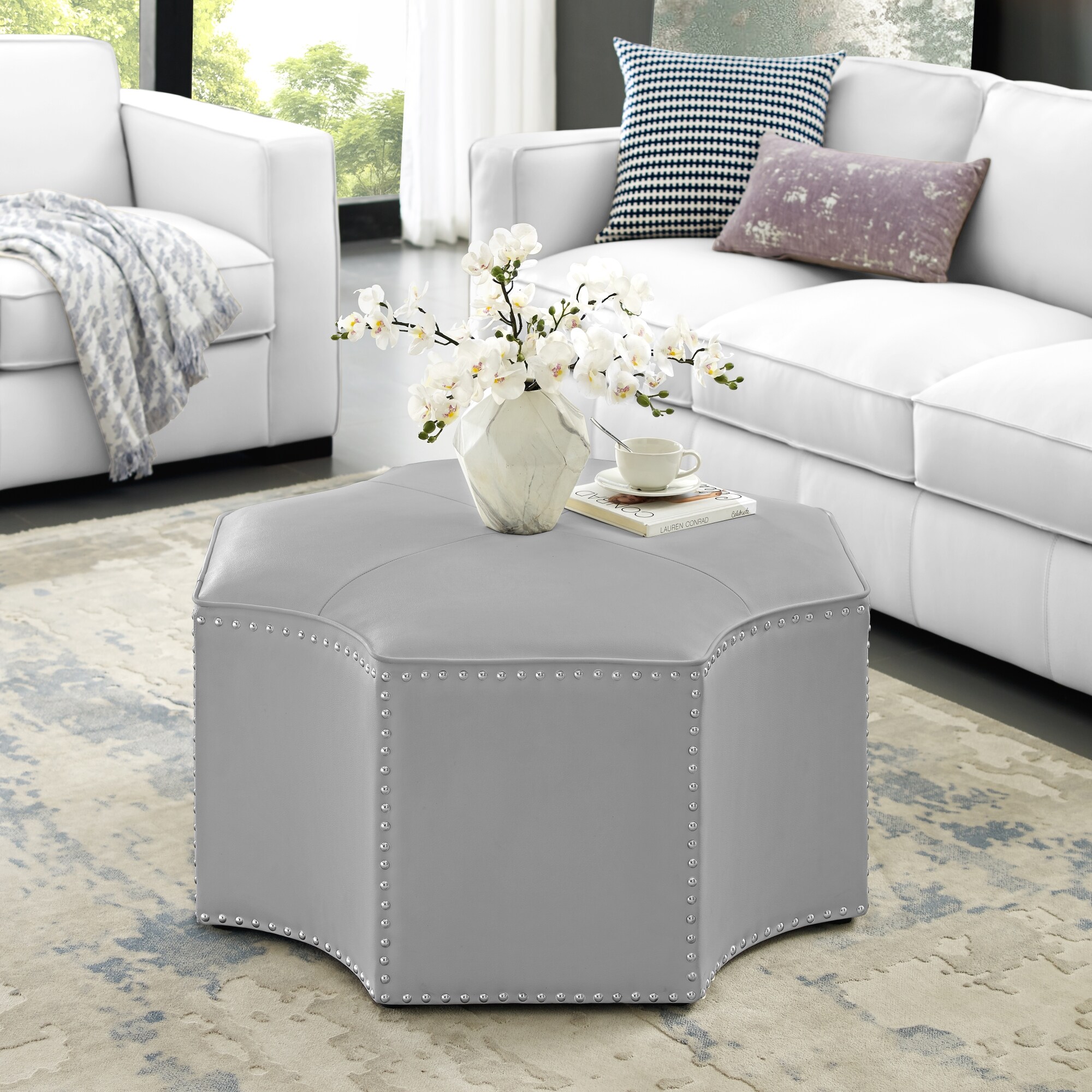 Nicole Miller NON113-01SR-LS Indoor-Ottomans - View #10