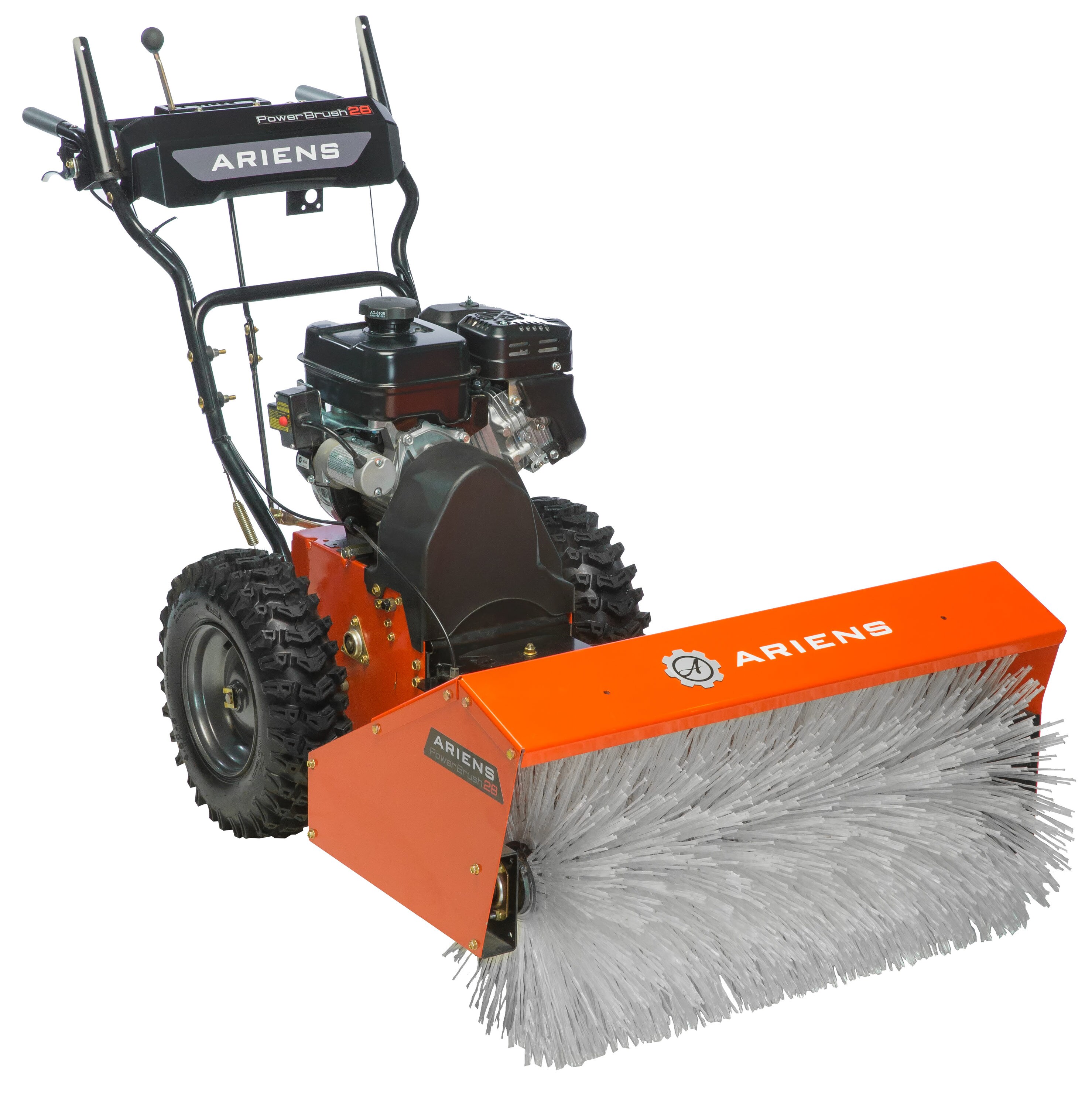 Ariens 28-in Power Brush 28-in 179-cu cm Two-stage Self-propelled Gas Snow  Blower with Push-button Electric Start; Power Steering; Headlight(s); at