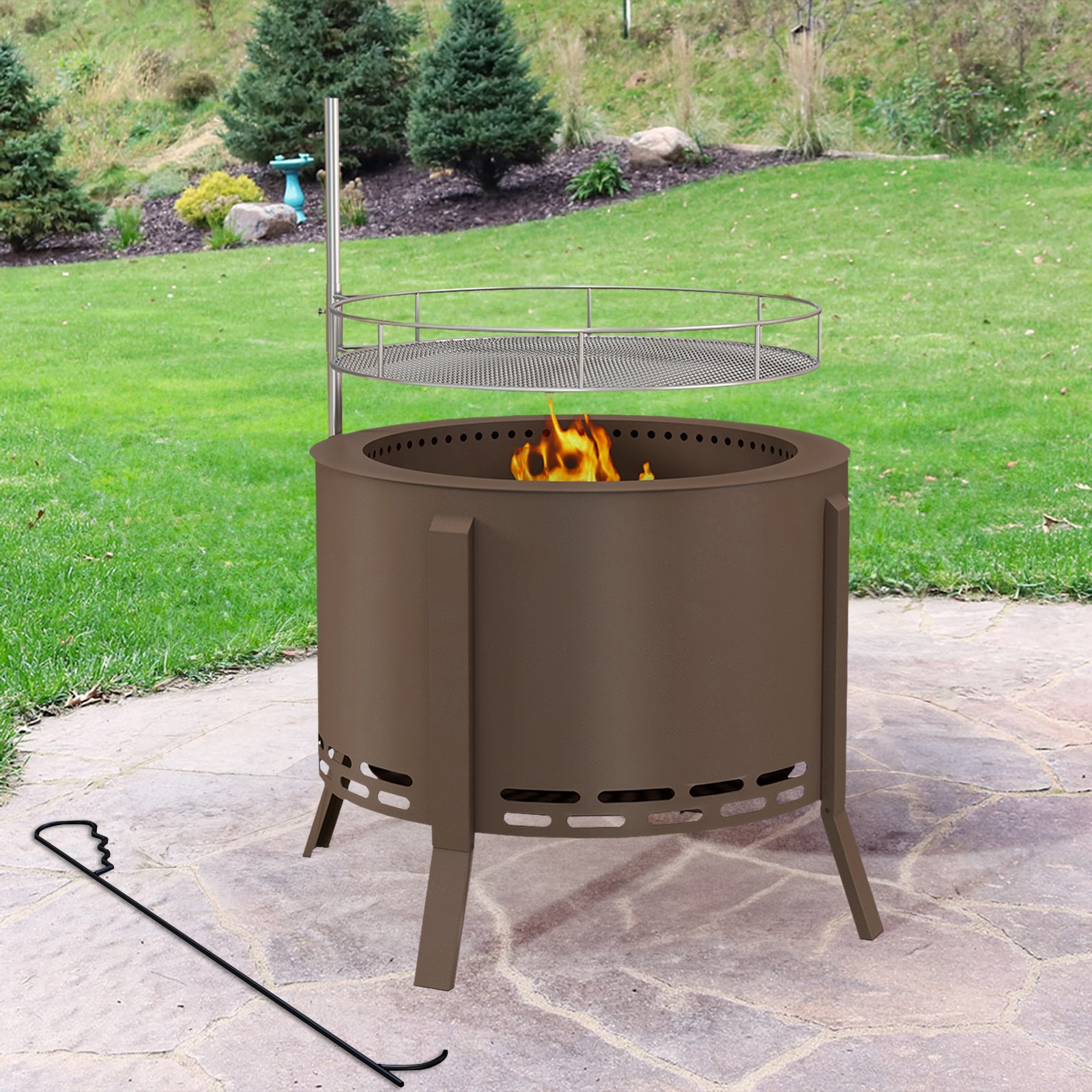 Maocao Hoom JL174306 Outdoor-Woodburning-Firepits - View #3