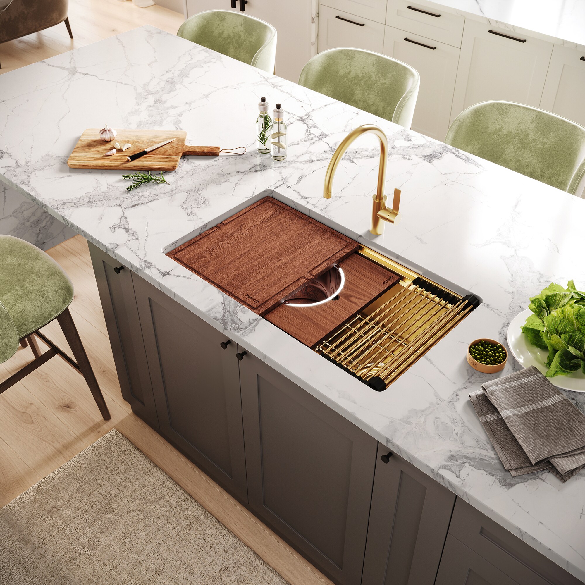 Ruvati RVH6222GG Kitchen-Sinks - View #8