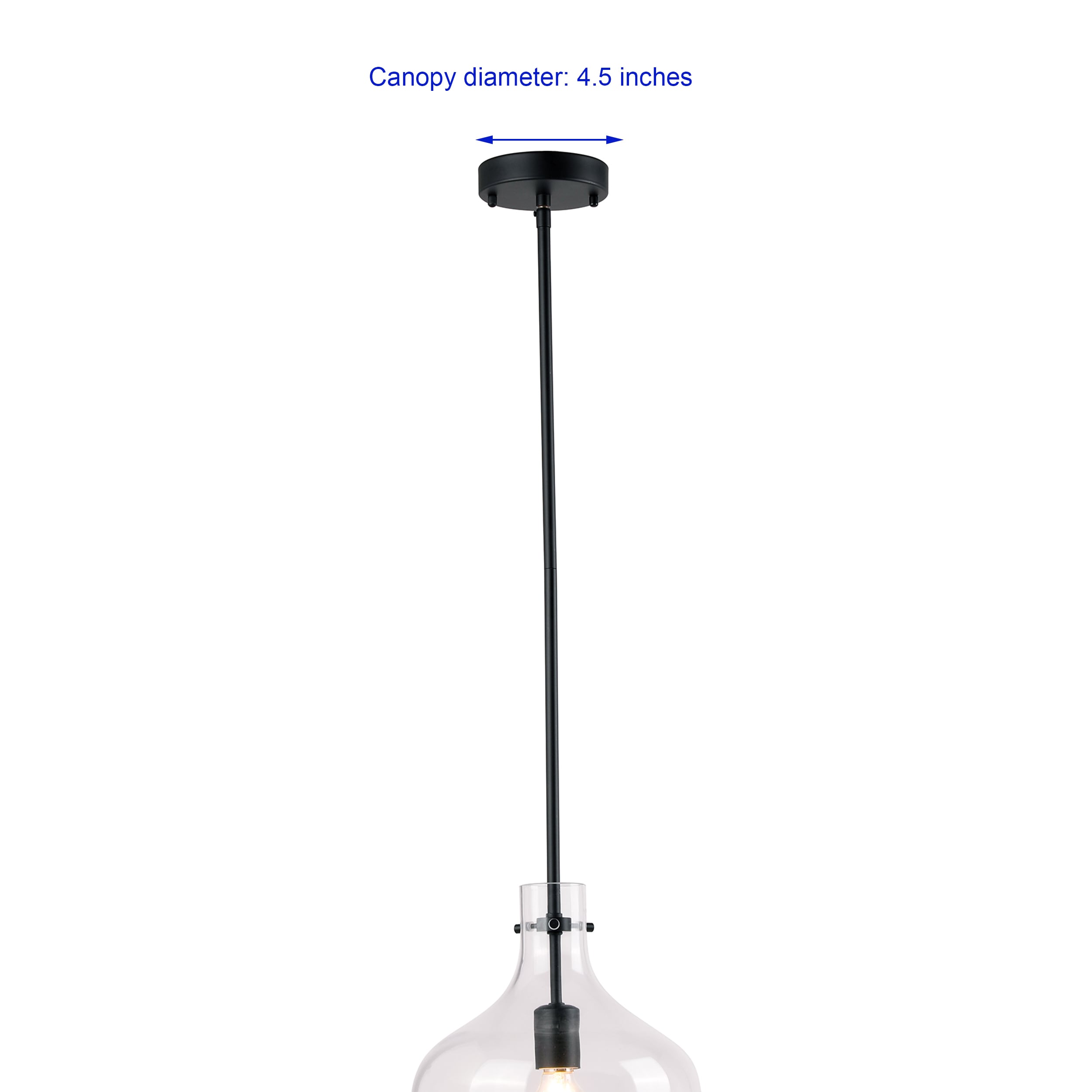 allen + roth LKU8901AX-01 BK Pendant-Lights - View #6