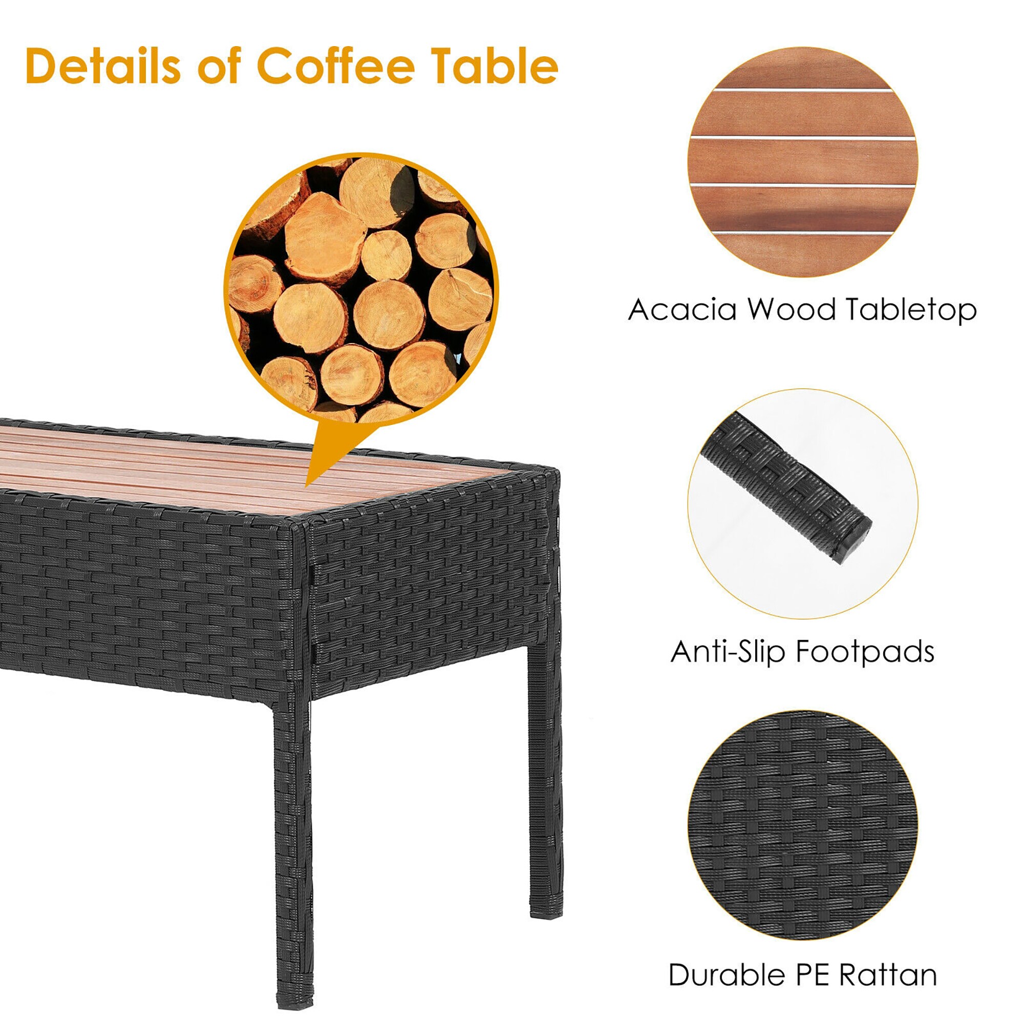 BABOOM BOM-8939-CO Patio-Conversation-Sets - View #5