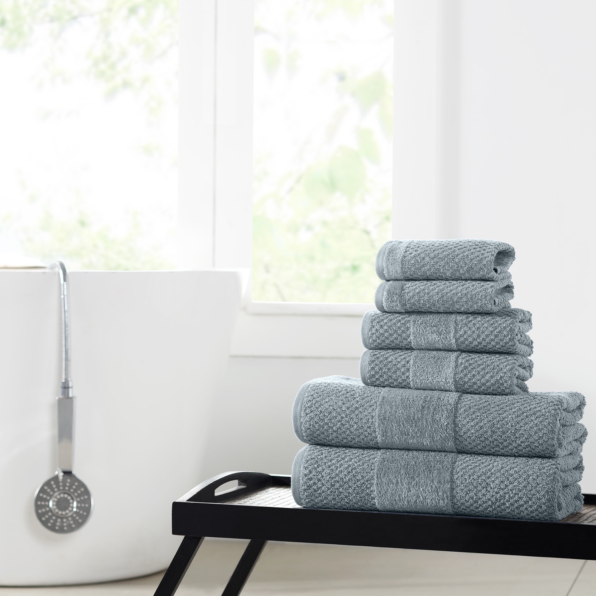 Amrapur Overseas 5TXTWL6E-IVY-ST Bath-Towels - View #2