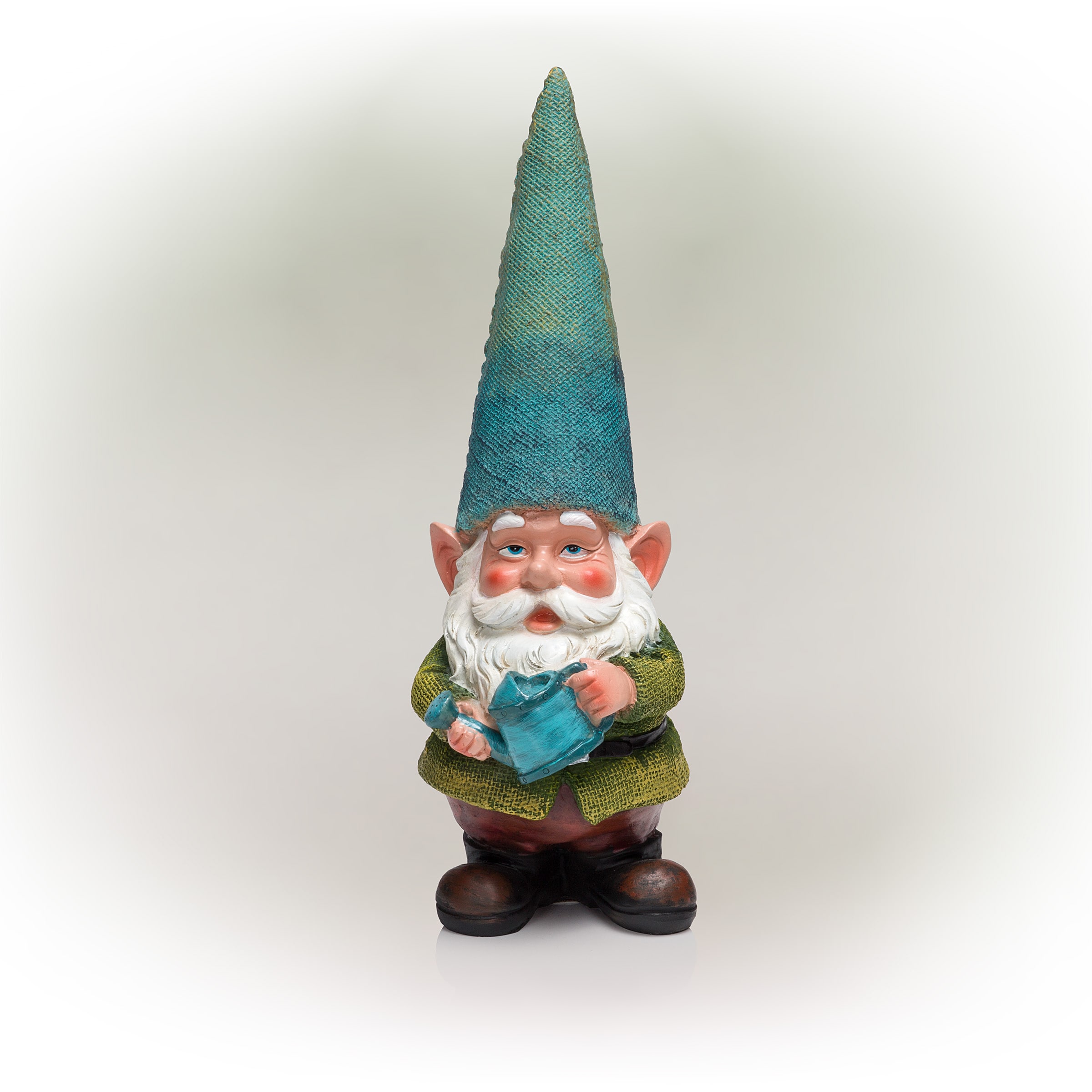 Alpine Corporation GDS116 15-Inches H x 6-Inches W Multiple colors/finishes Gnome Garden Statue