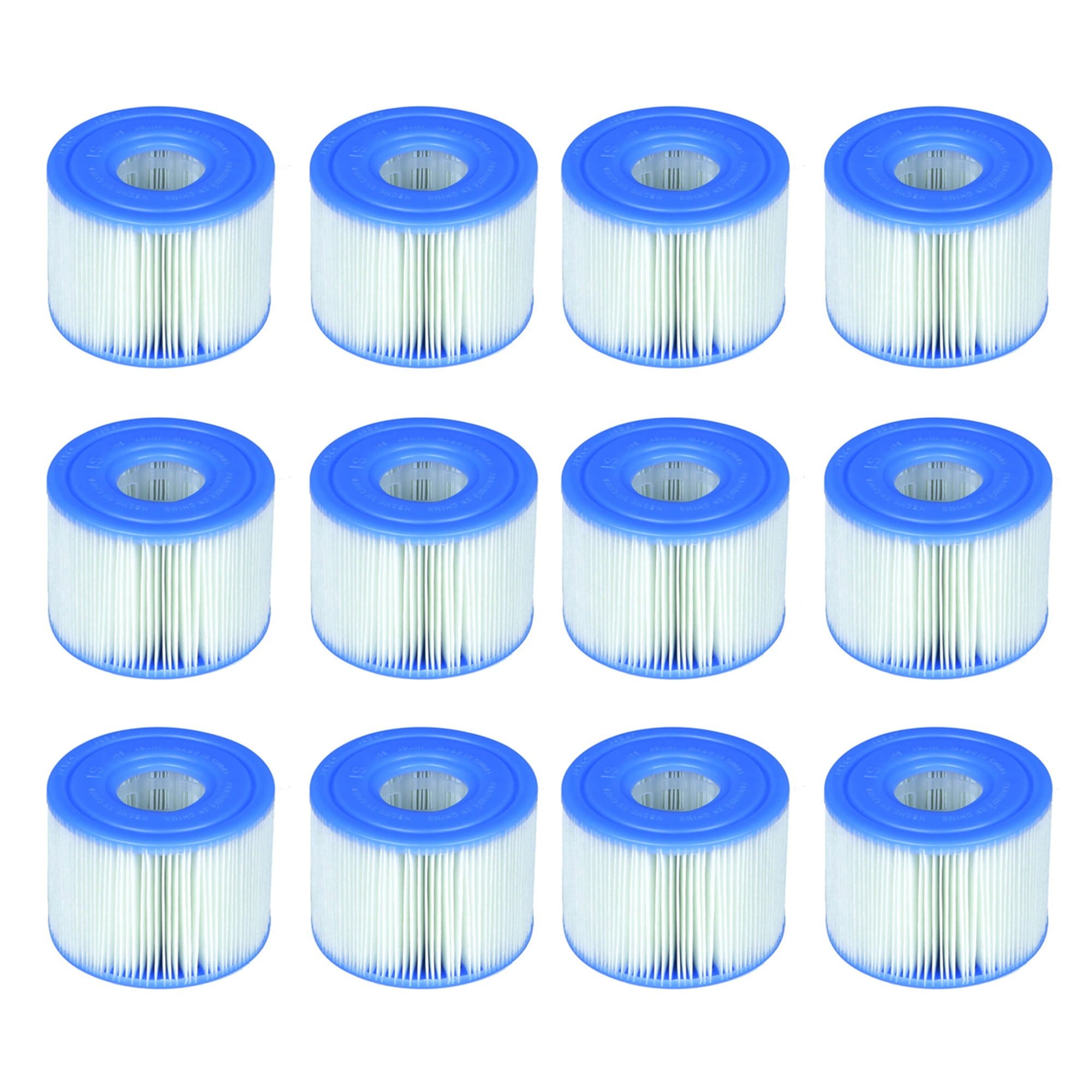 gemiddelde erts kraam Intex 4.25-in x 4.25-in dia 5-sq ft Pool Cartridge Filter 12-Pack in the  Pool Cartridge Filters department at Lowes.com