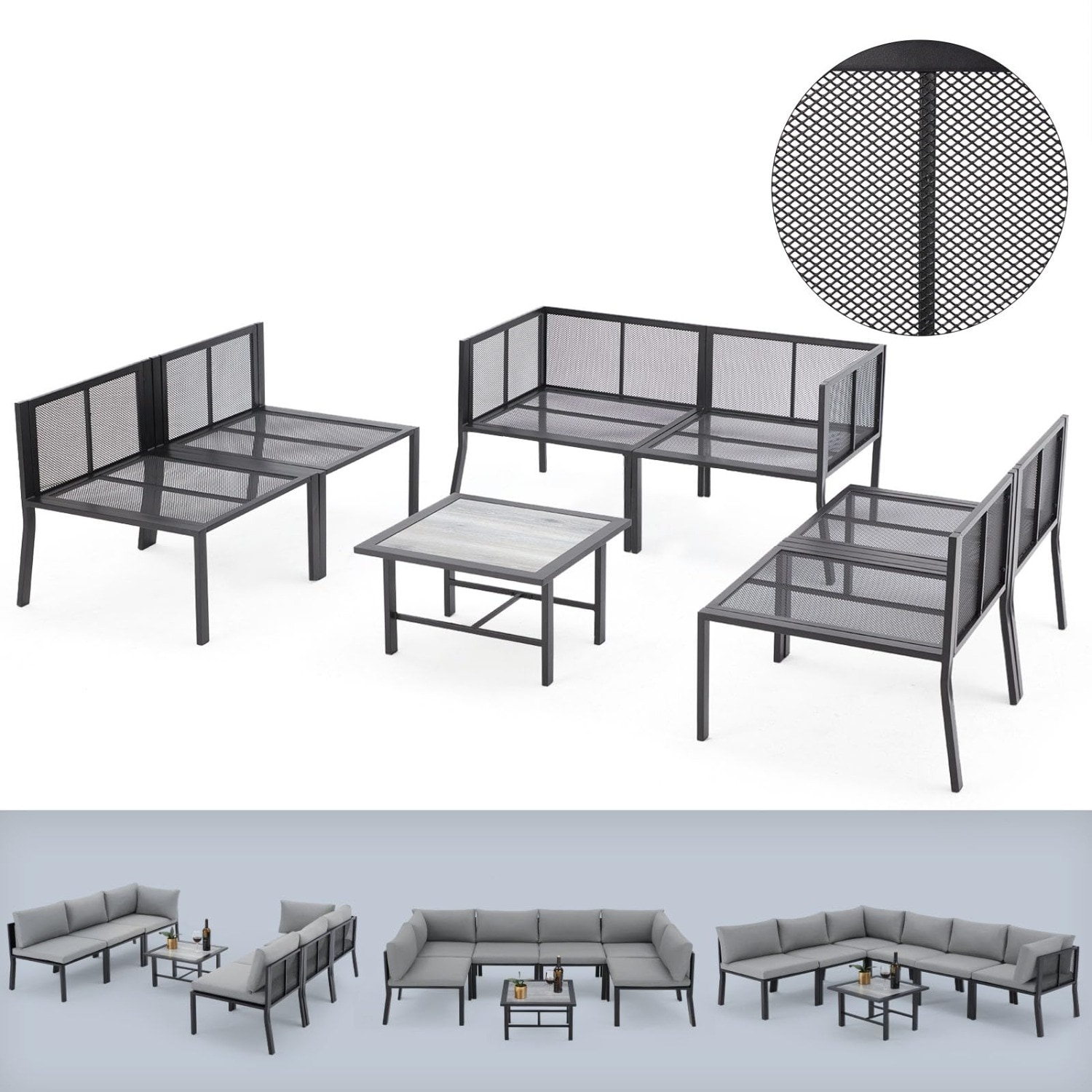 AECOJOY 16317GY-LS01 Patio-Sofas-Daybeds - View #5