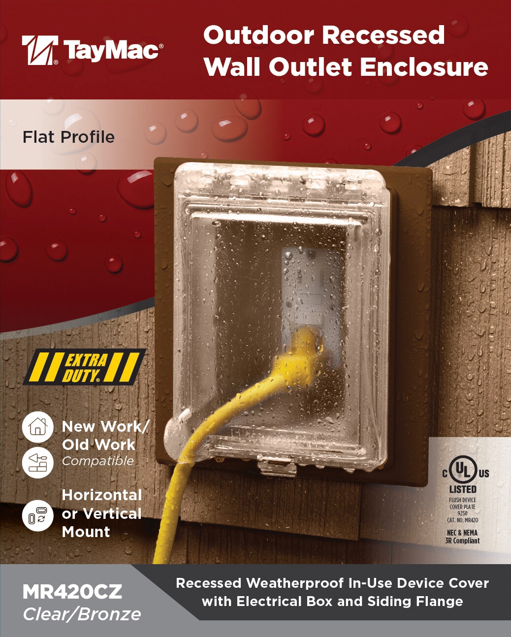 Hubbell MR420CZ Electrical-Box-Covers - View #7