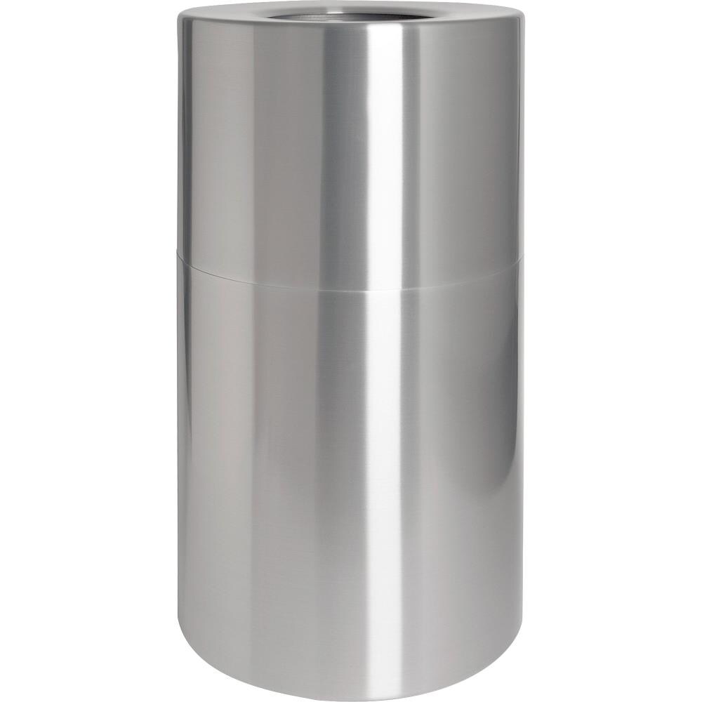 Genuine Joe 35 Gallon Silver Metal Commercial Touchless Trash Can With Lid In The Trash Cans Department At Lowes Com Genuine Joe 35 Gallon Silver Metal Commercial Touchless Trash Can With Lid In The Trash Cans Department At Lowes Com