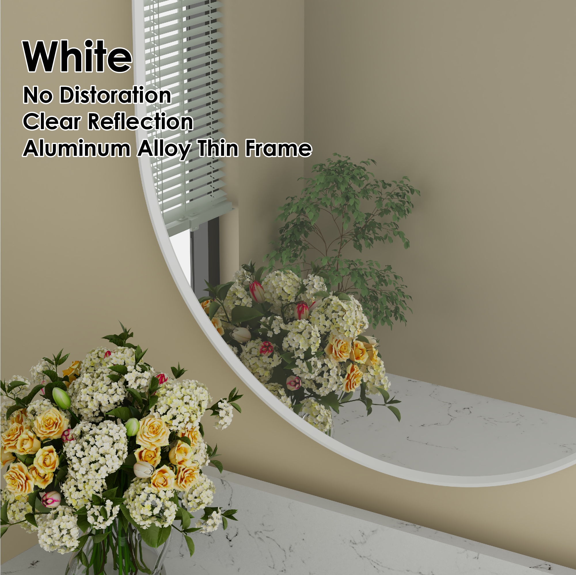 Forclover ASM-M5702 Framed-Bath-Mirrors - View #4
