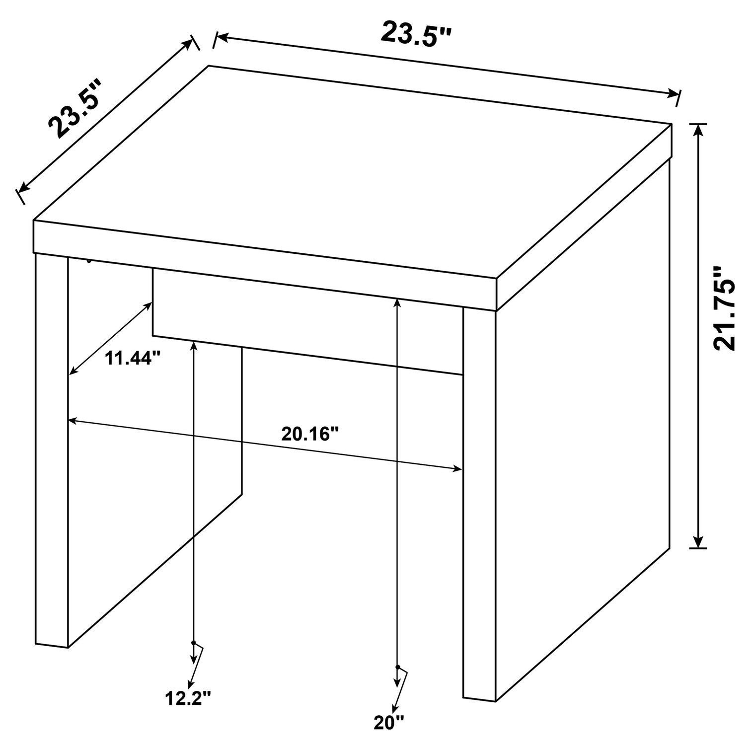 FlowLuxe NDLANXY0VLQH End-Tables - View #7