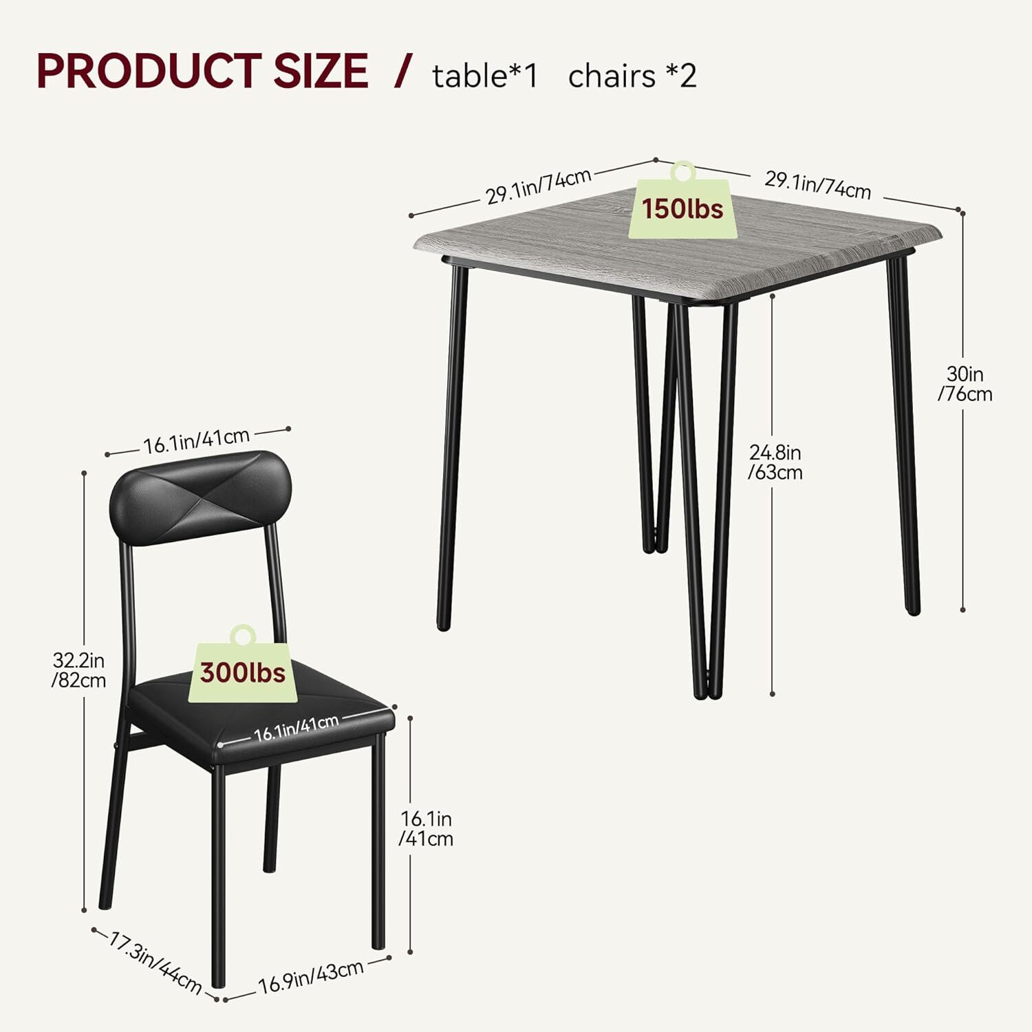 WhizMax XSN-PHO-0Z725-GR2 Dining-Tables - View #2