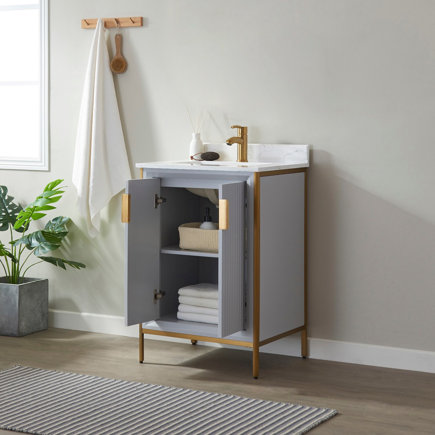 Vinnova 736024-PG-GW-NM Bath-Vanity-Combo - View #6
