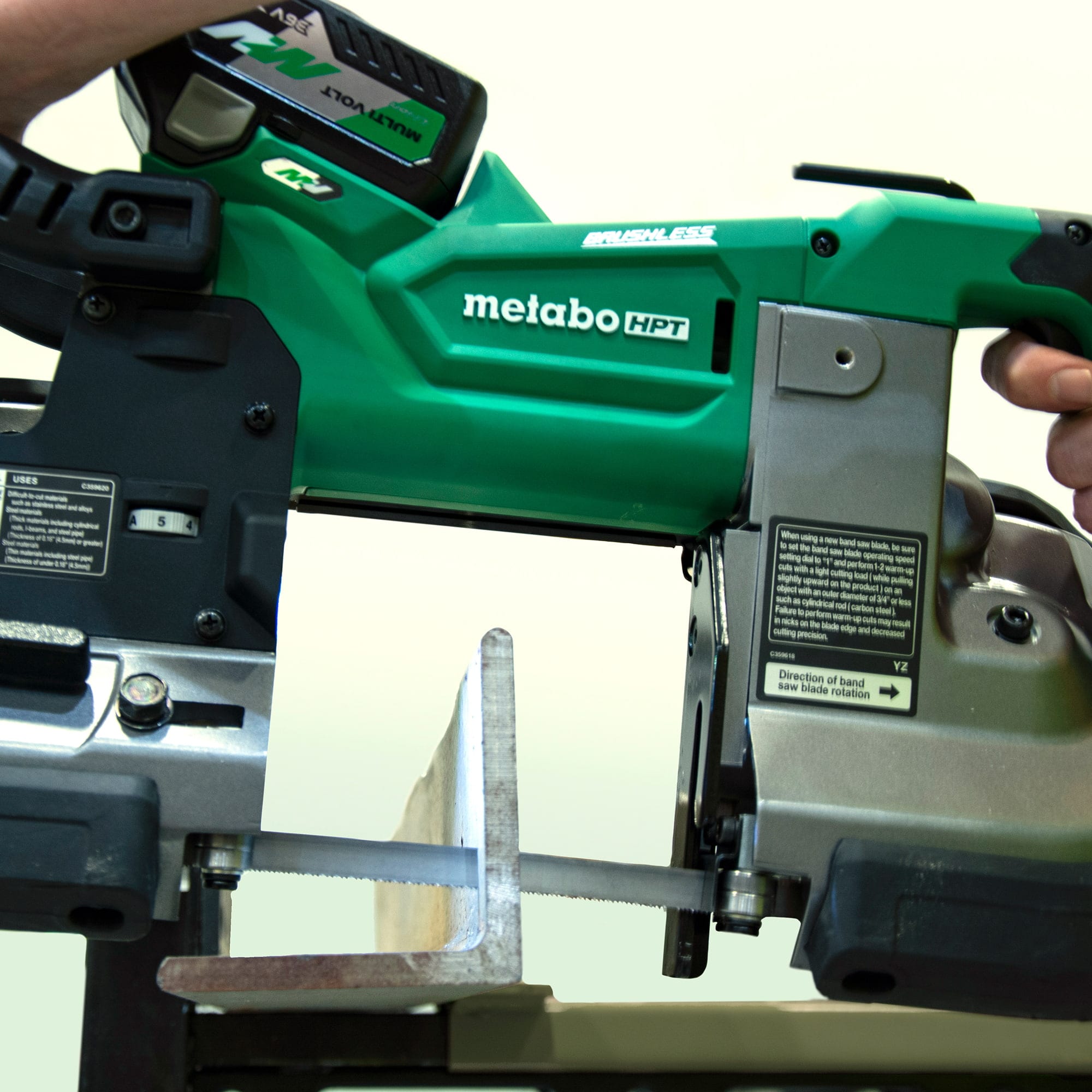Metabo HPT 36-Volt 5-in Portable Band Saw (Charger Included and 1-Battery  Included) in the Portable Band Saws department at