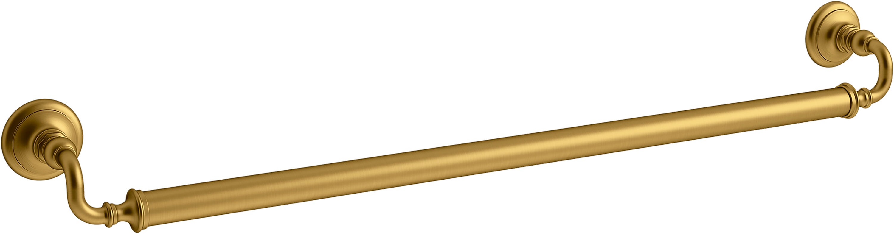 KOHLER Artifacts 36 in. Grab Bar in Vibrant Brushed Moderne Brass