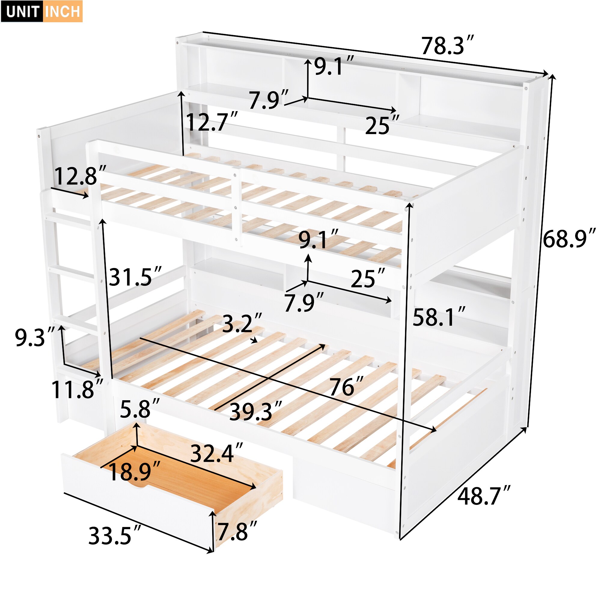 Qualler BWM000519K Bunk-Beds - View #9