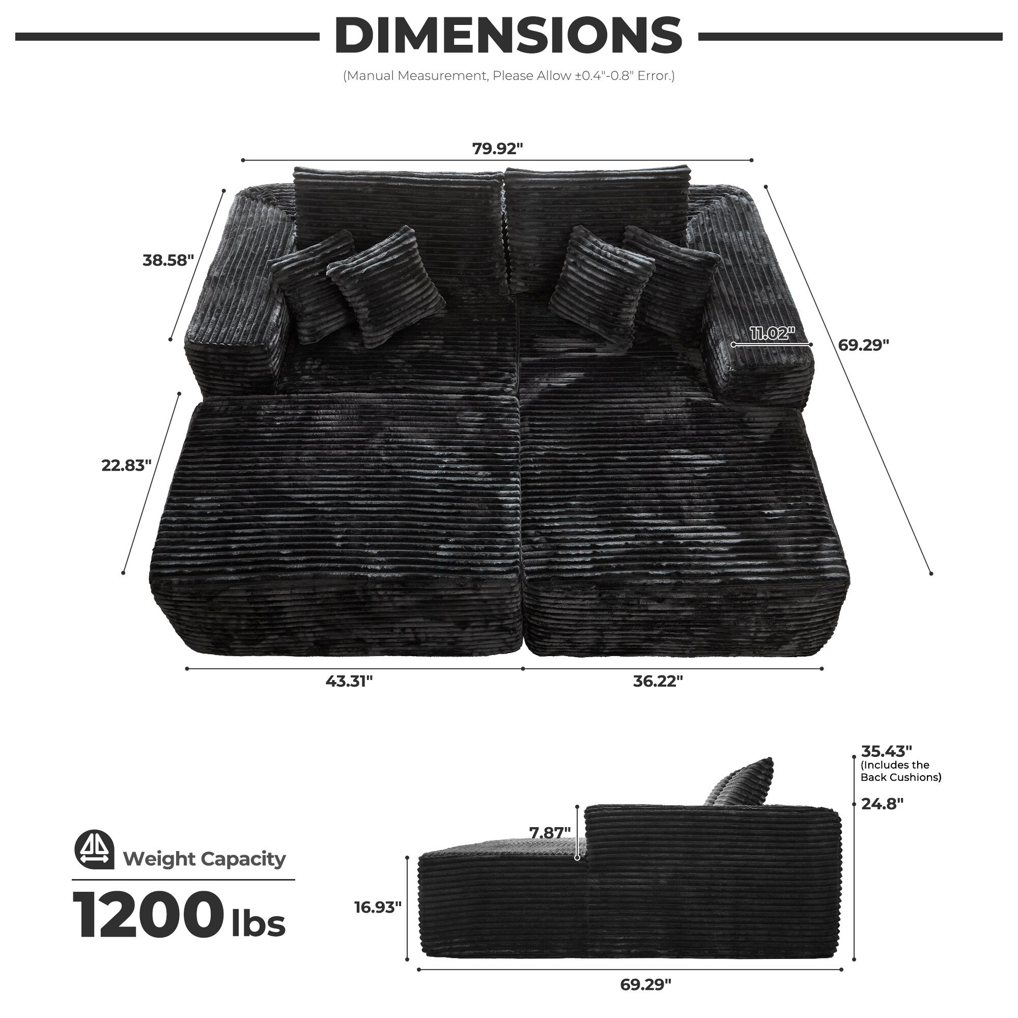 weaxty DCDMO2R430 Sofas-Loveseats - View #3