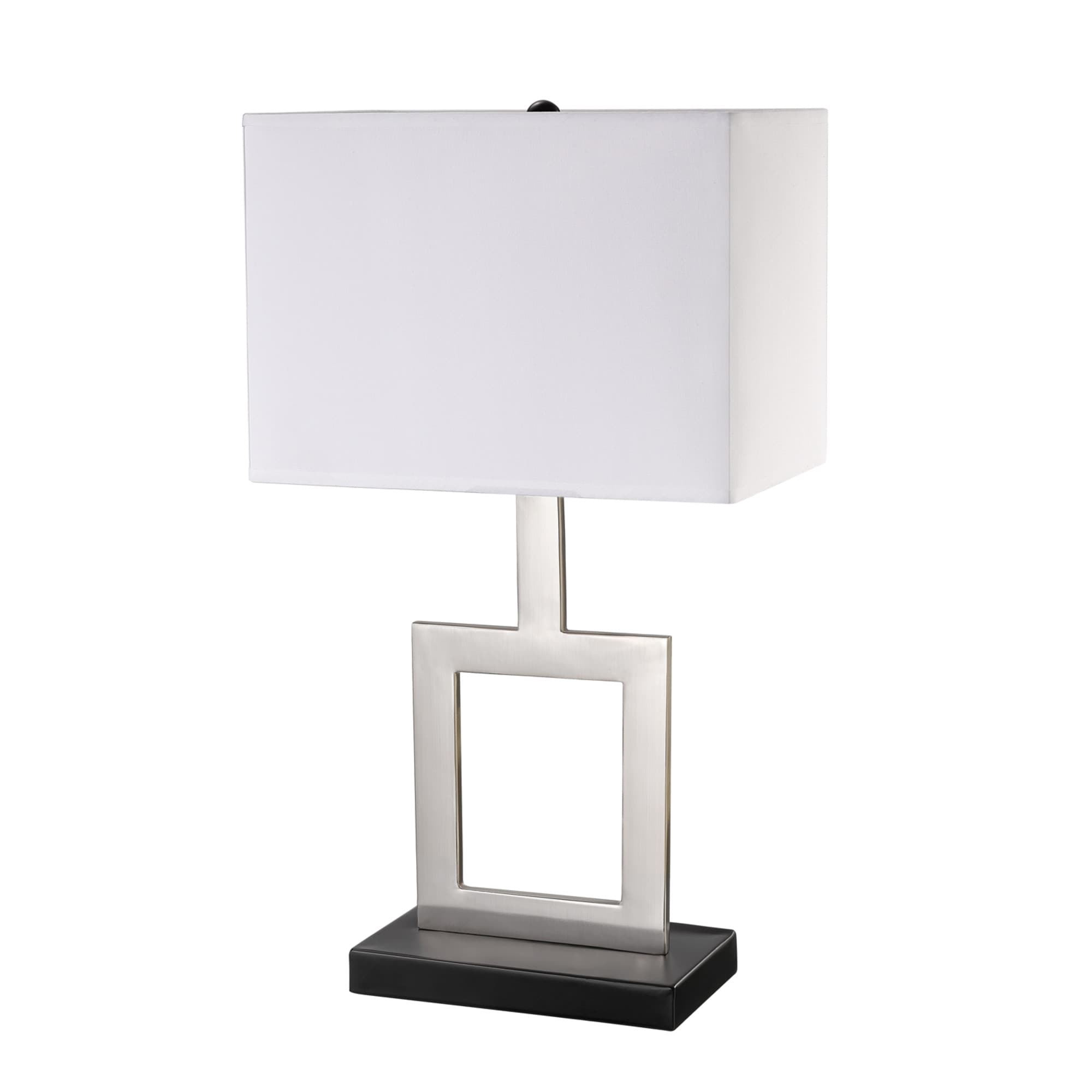 brushed nickel accent lamp